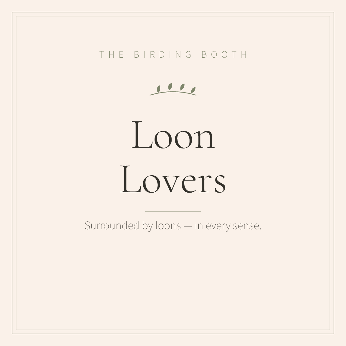 Loon gifts for loon lovers and lake people