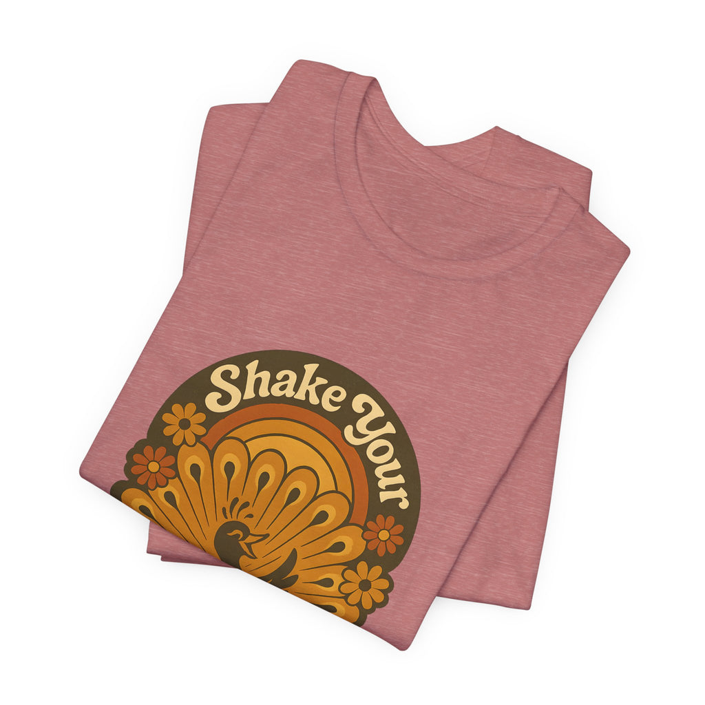 Shake Your Tail Feathers | Retro Dance Bird Tee