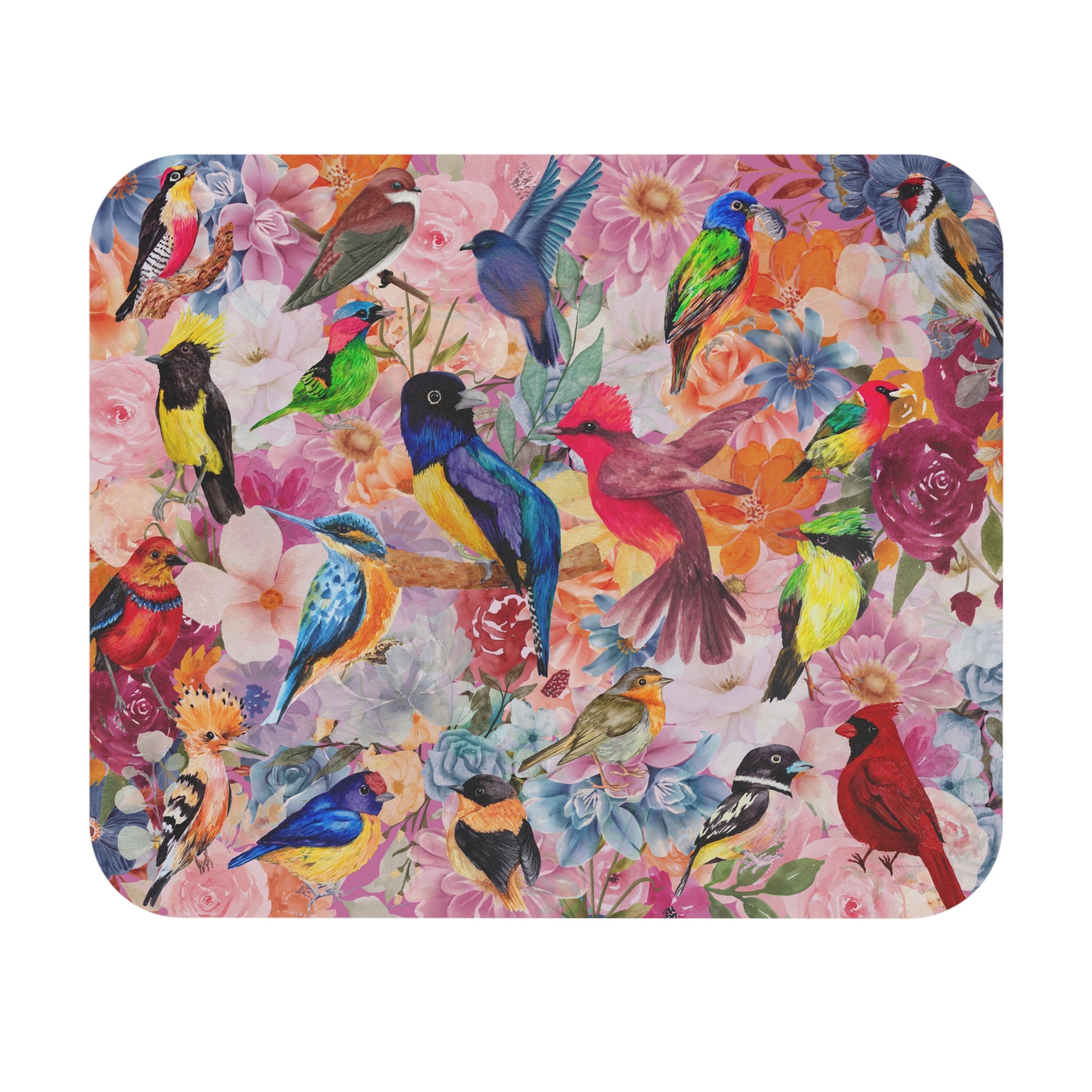 Watercolor Bird Mouse Pad