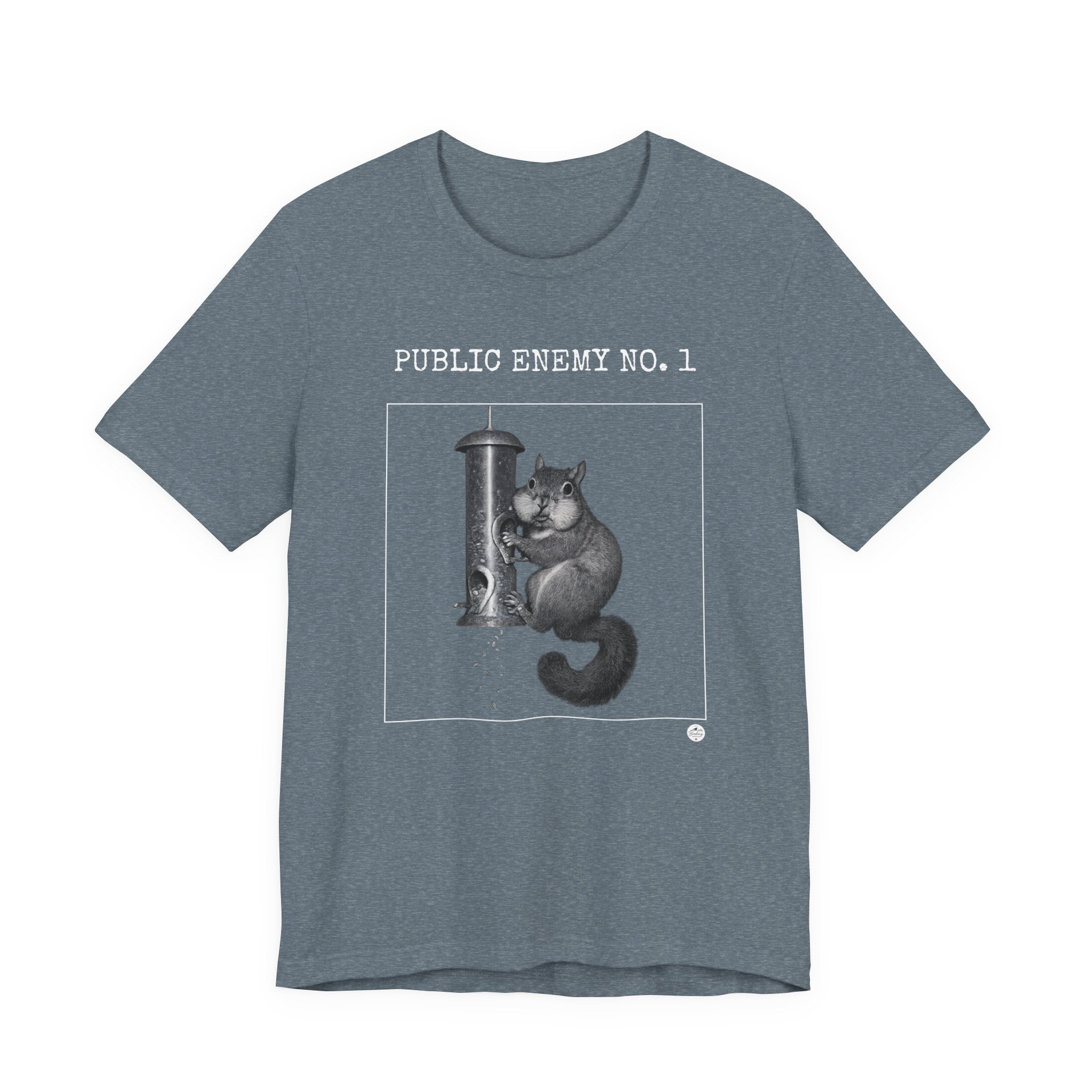 Feeder Enemy No. 1 — Squirrel Wanted Poster Tee, product photo 8