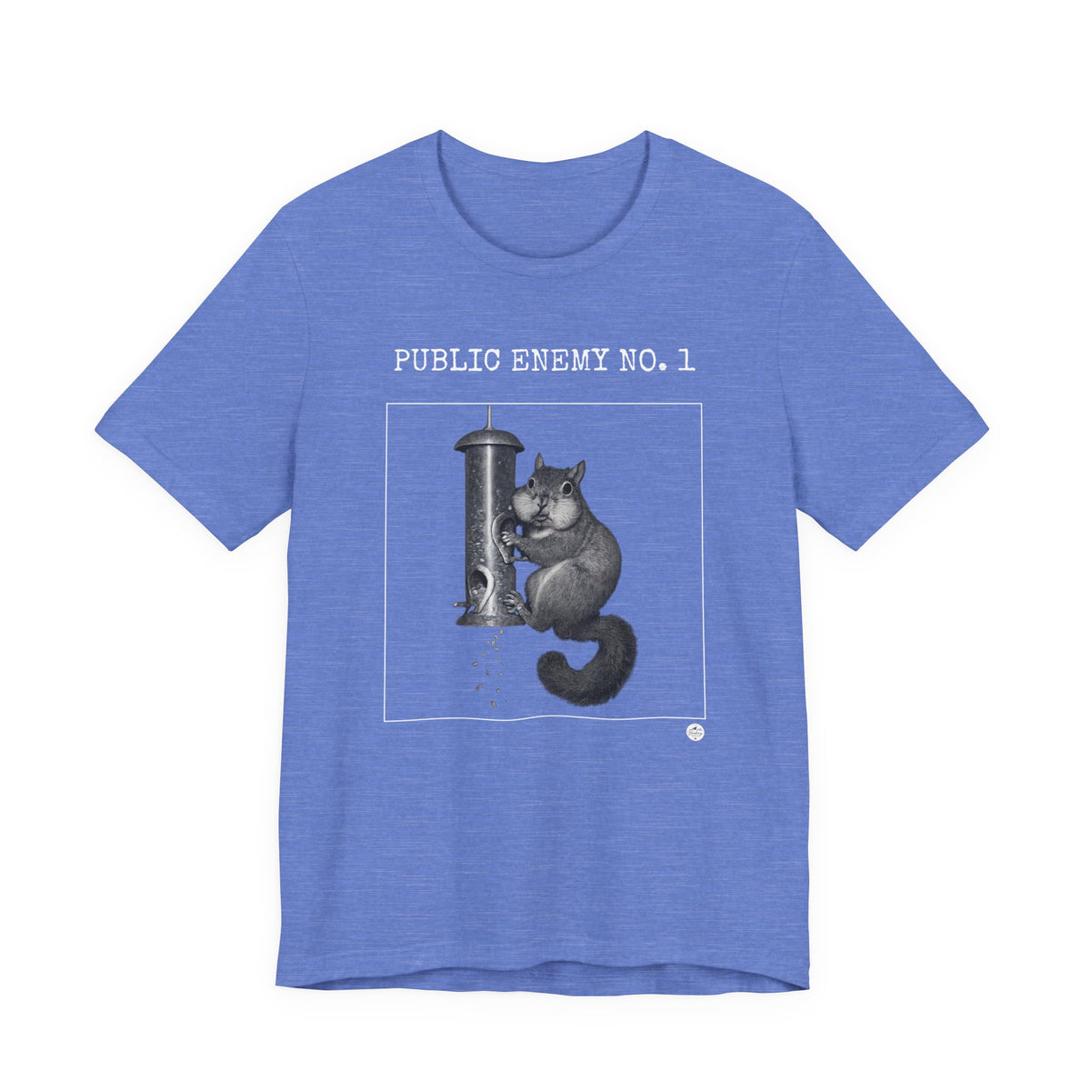 Feeder Enemy No. 1 — Squirrel Wanted Poster Tee, product photo 7