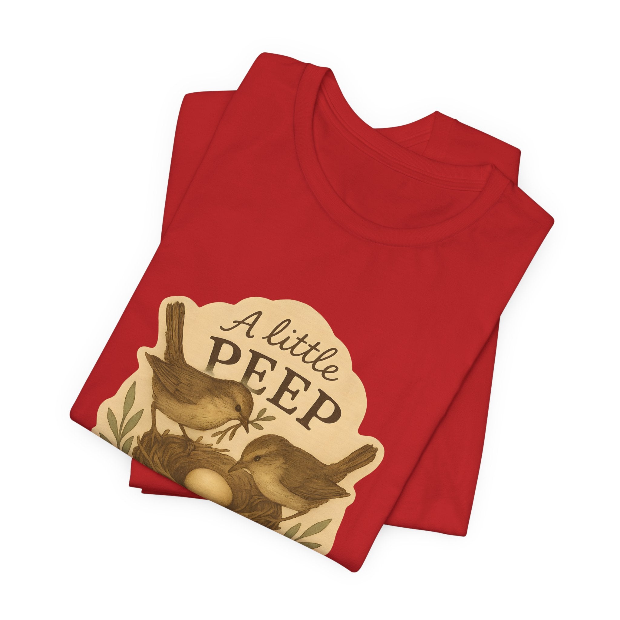 A Little Peep Is On the Way | Bird Baby Announcement Tee