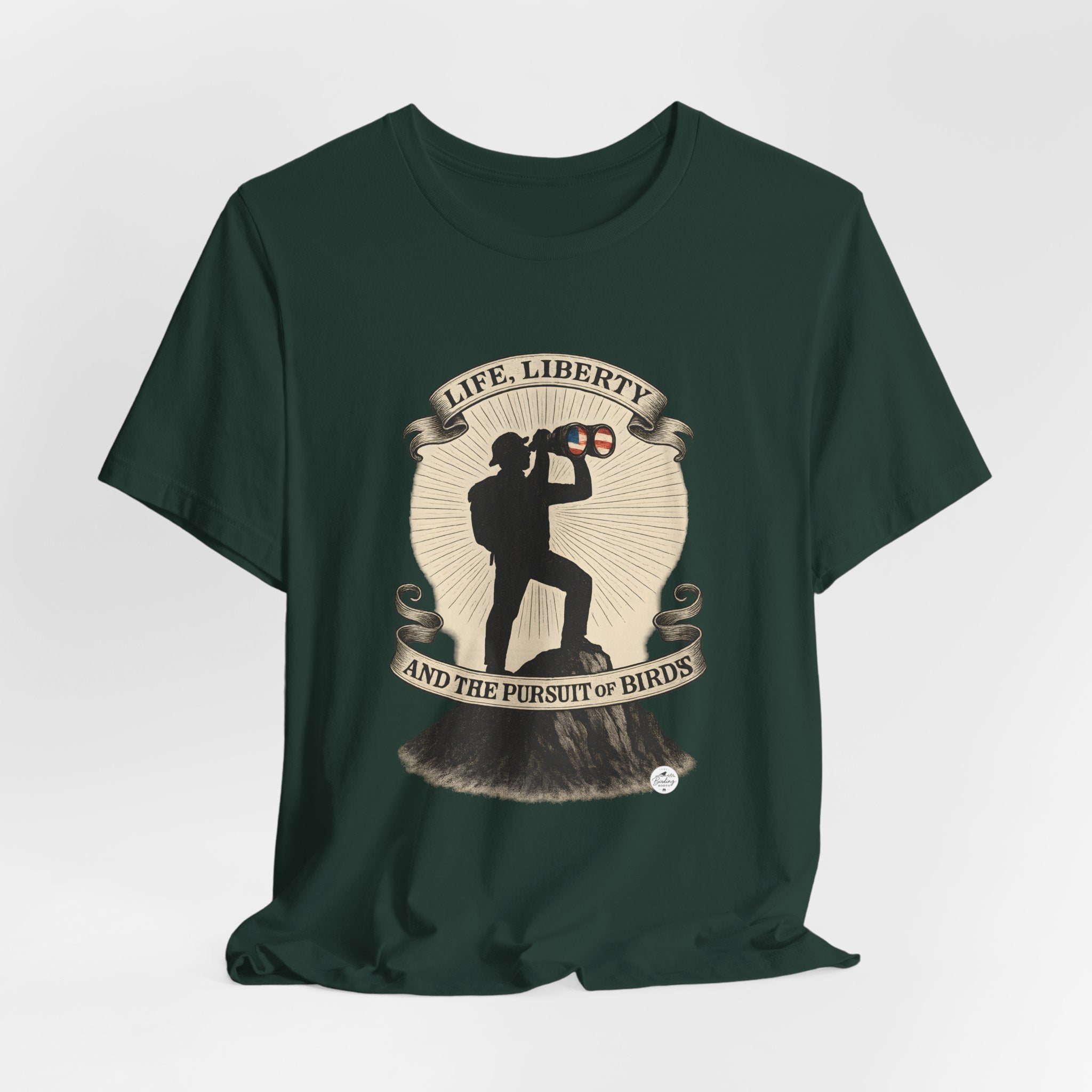 Life, Liberty & the Pursuit of Birds | Emblem Tee