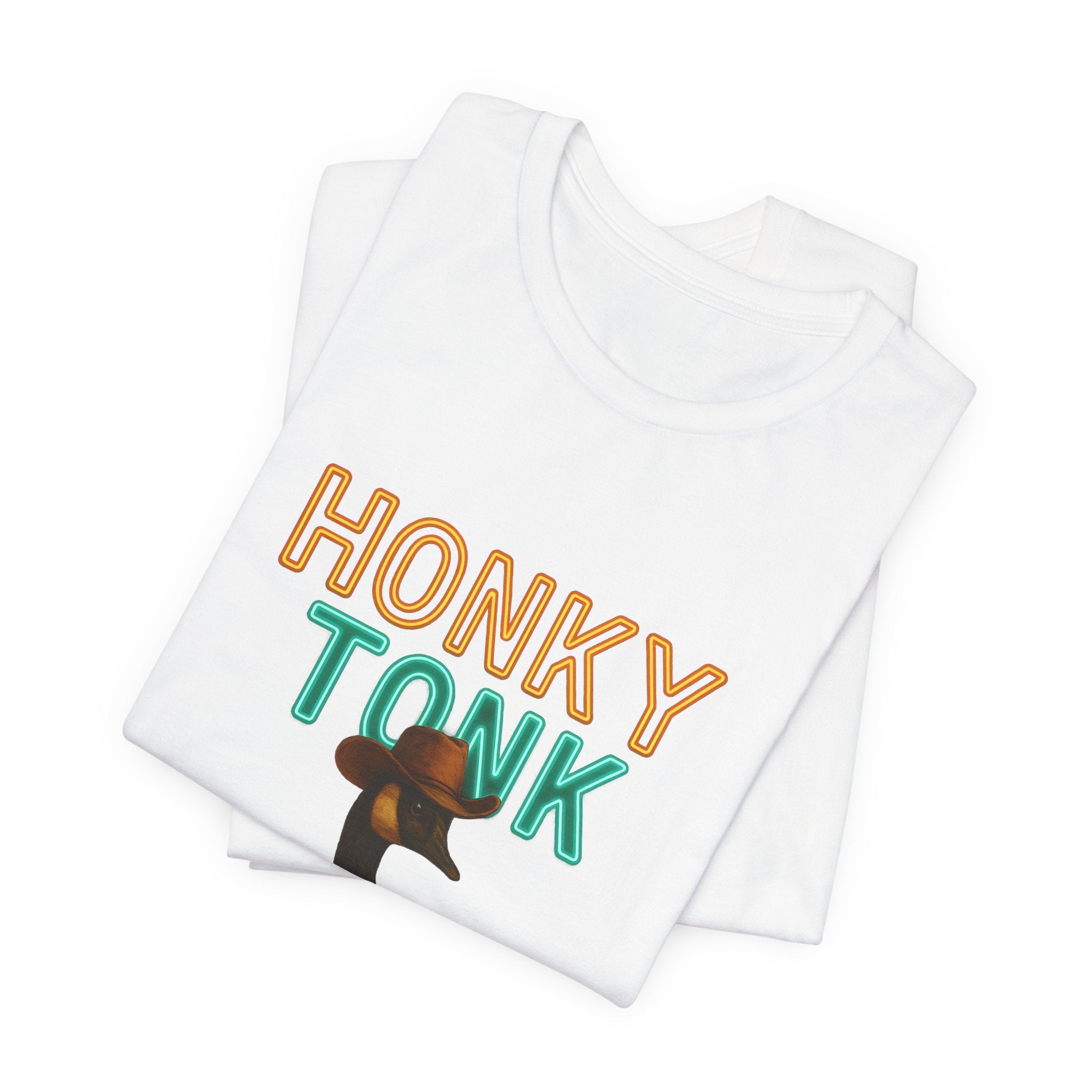 Honky Tonk | Neon Cowboy Goose Tee