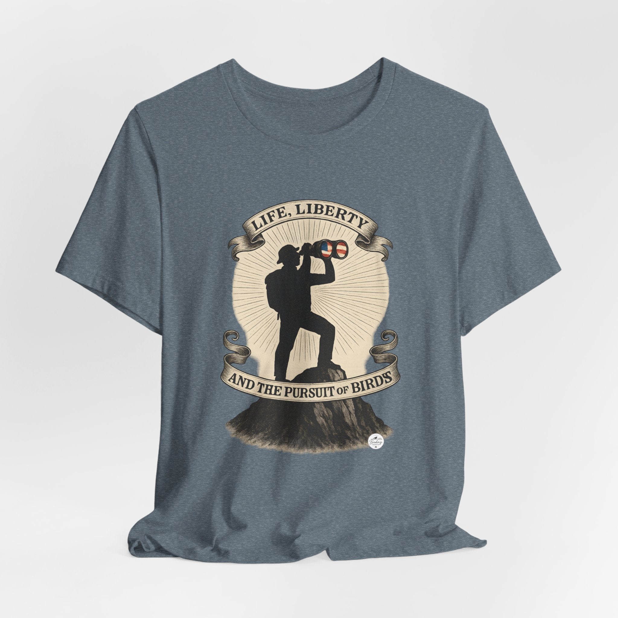 Life, Liberty & the Pursuit of Birds | Emblem Tee