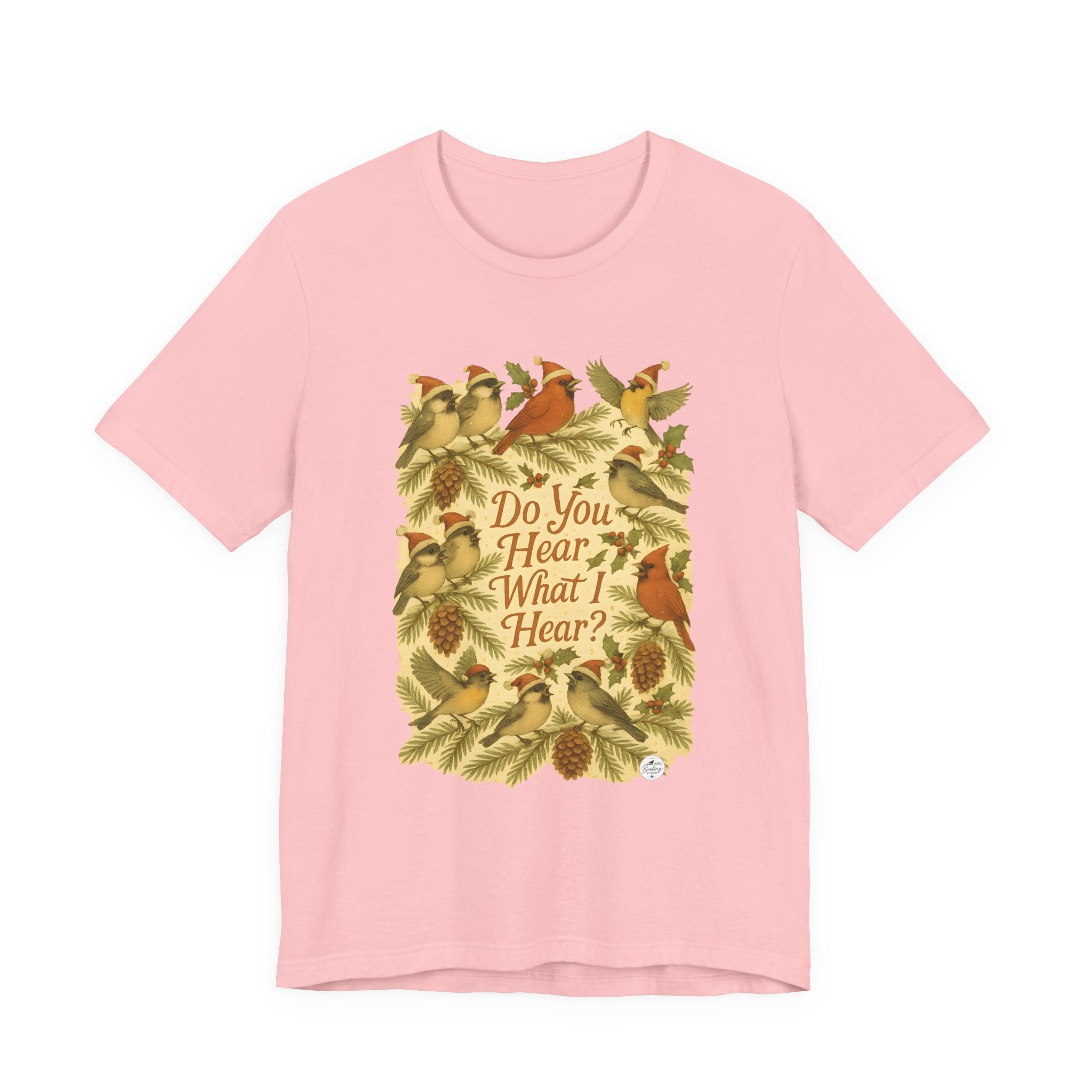 Do You Hear What I Hear? — Christmas Bird Tee, product photo 7