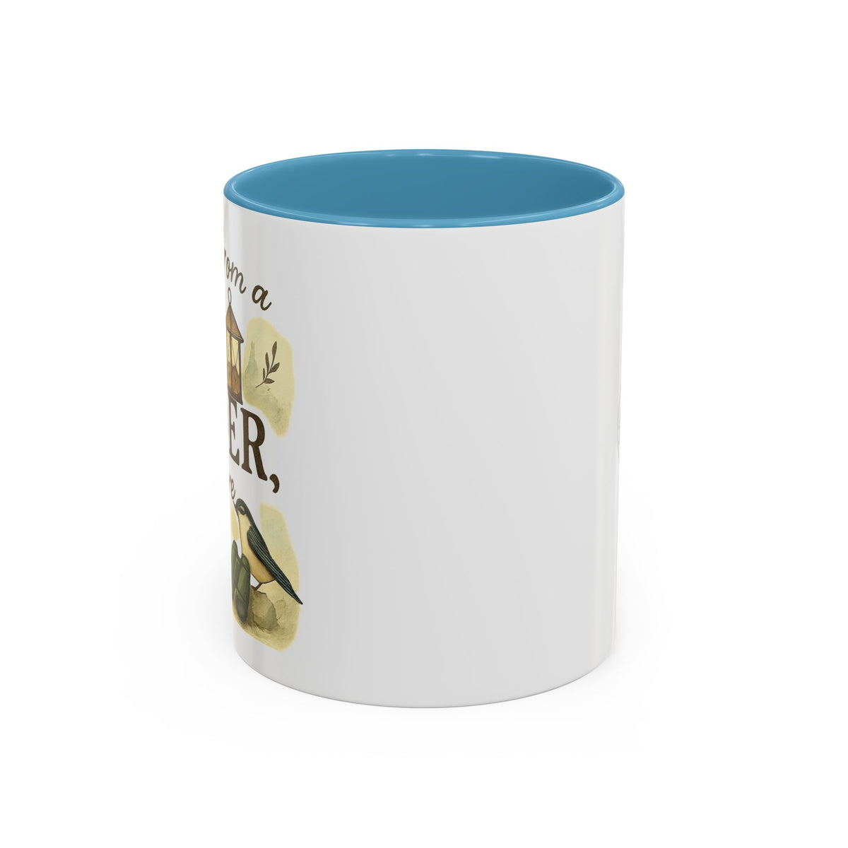 Started From a Feeder Now We're Here — 11oz Accent Mug, product photo 5