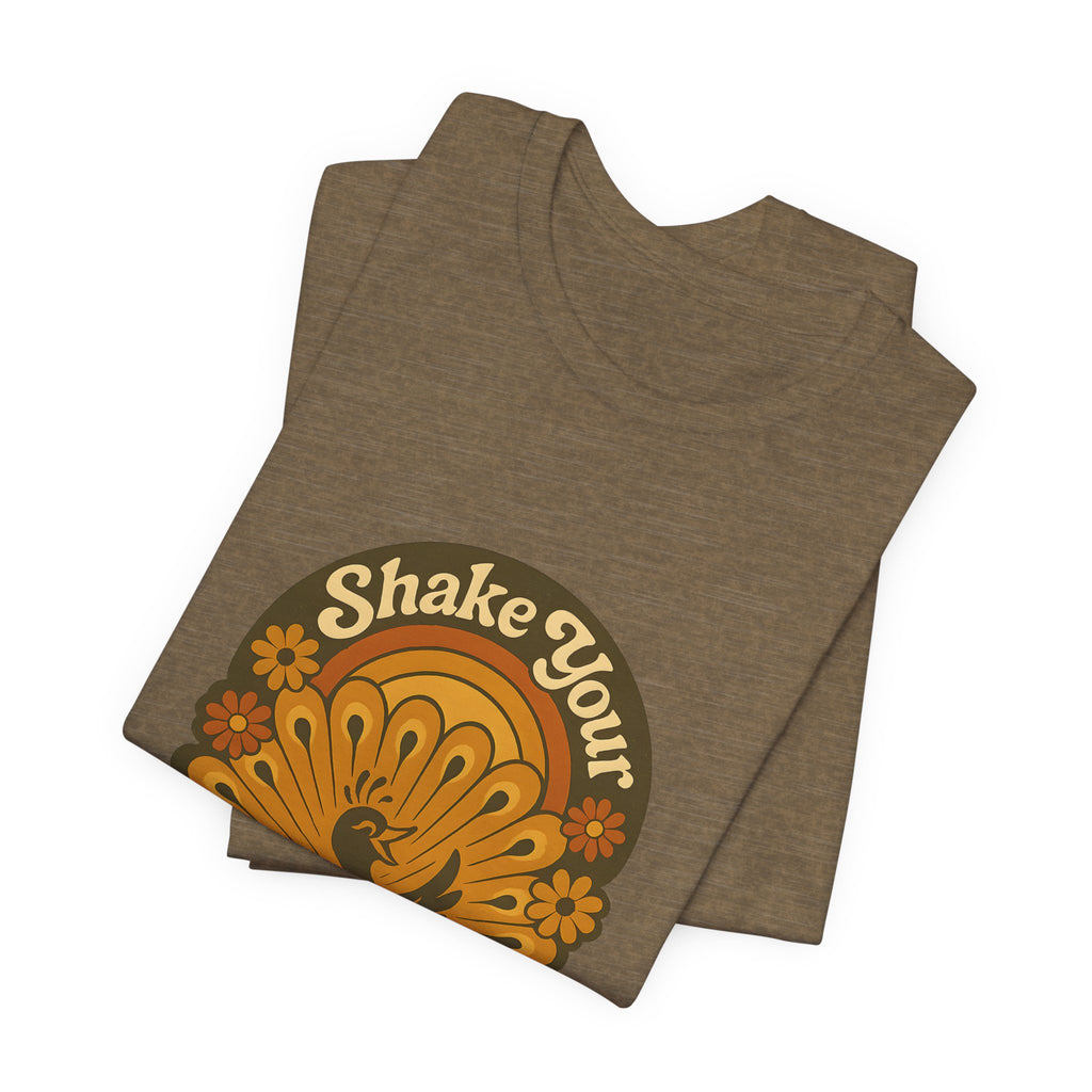 Shake Your Tail Feathers | Retro Dance Bird Tee