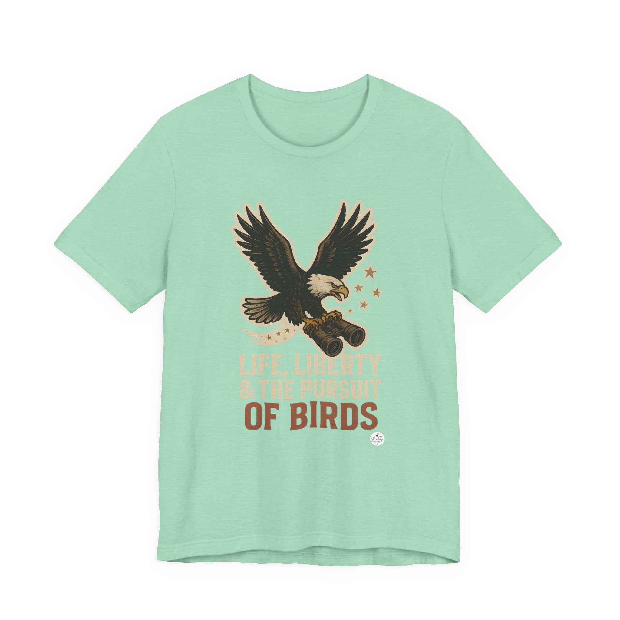 Life, Liberty & the Pursuit of Birds — Eagle Tee, product photo 3