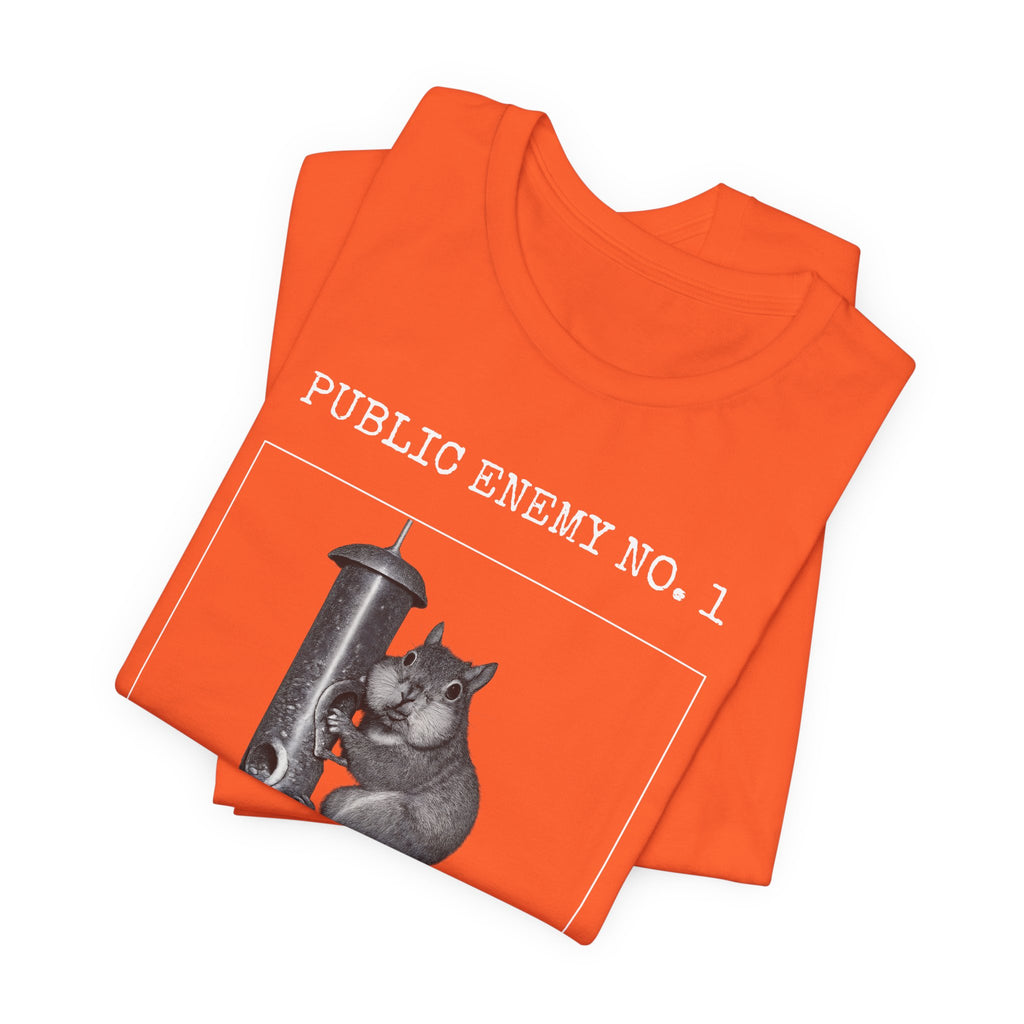 Feeder Enemy No. 1 | Squirrel Wanted Poster Tee