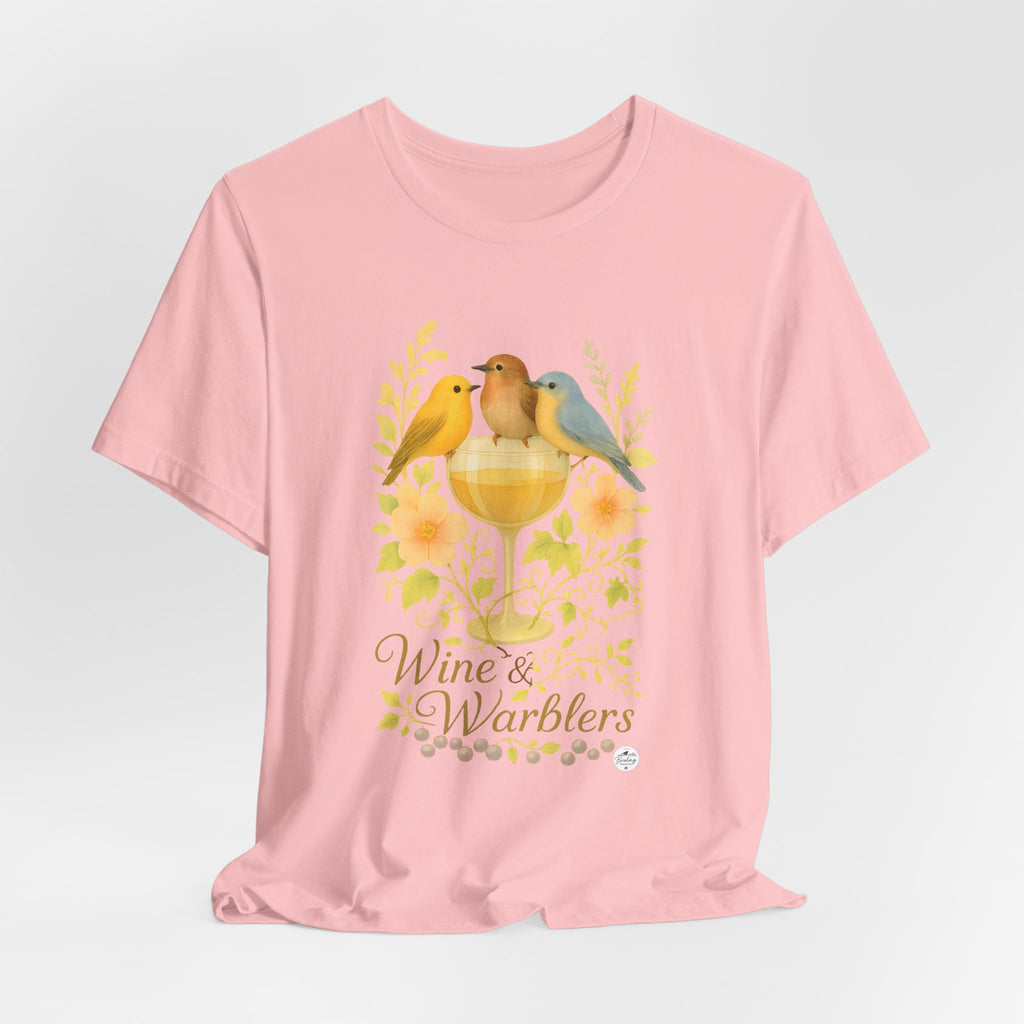 Wine & Warblers | Watercolor Bird Tee