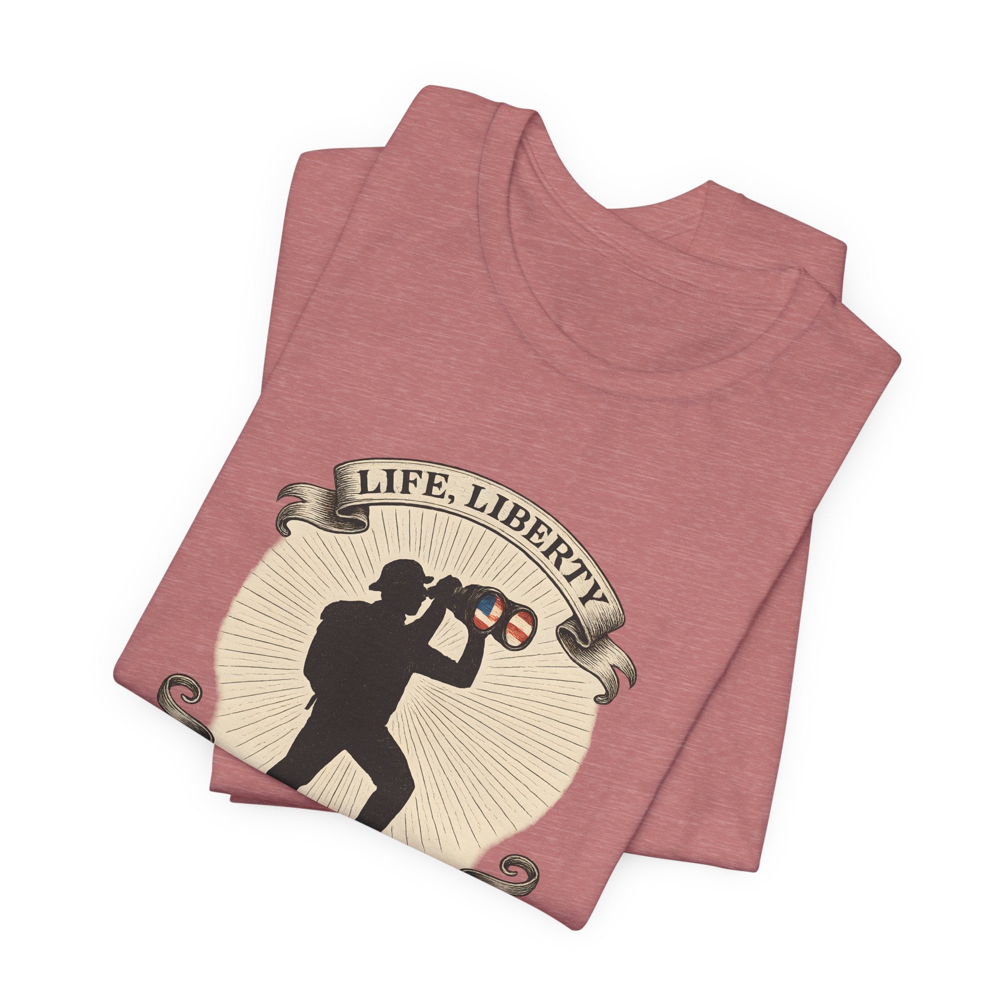 Life, Liberty & the Pursuit of Birds | Emblem Tee
