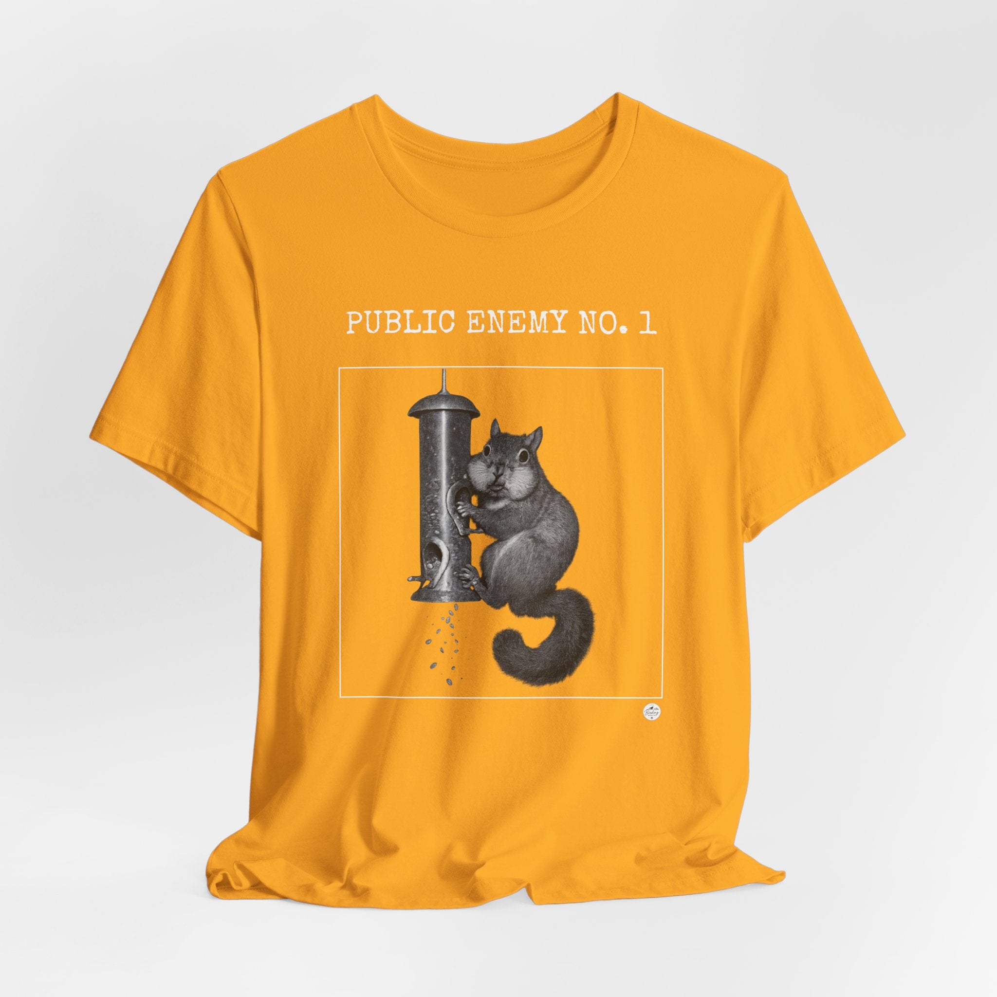 Feeder Enemy No. 1 | Squirrel Wanted Poster Tee