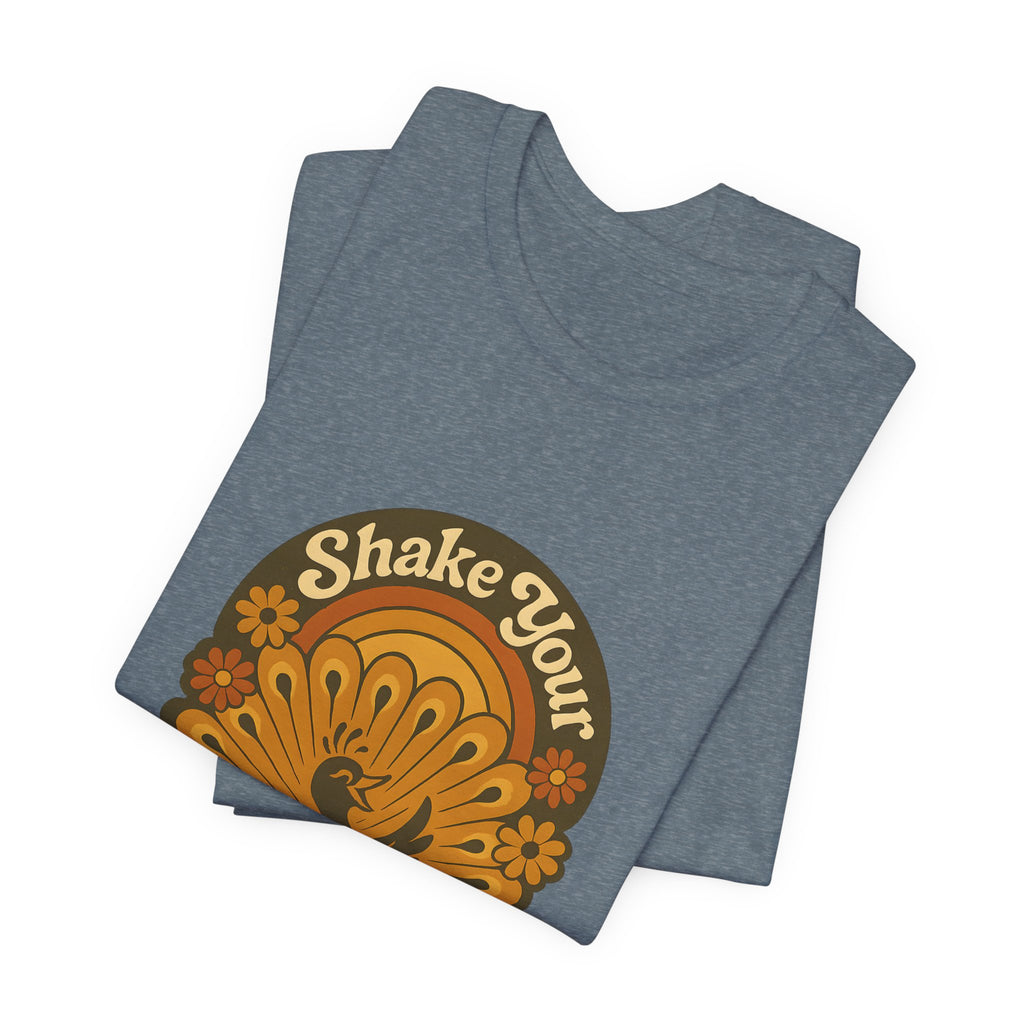 Shake Your Tail Feathers | Retro Dance Bird Tee