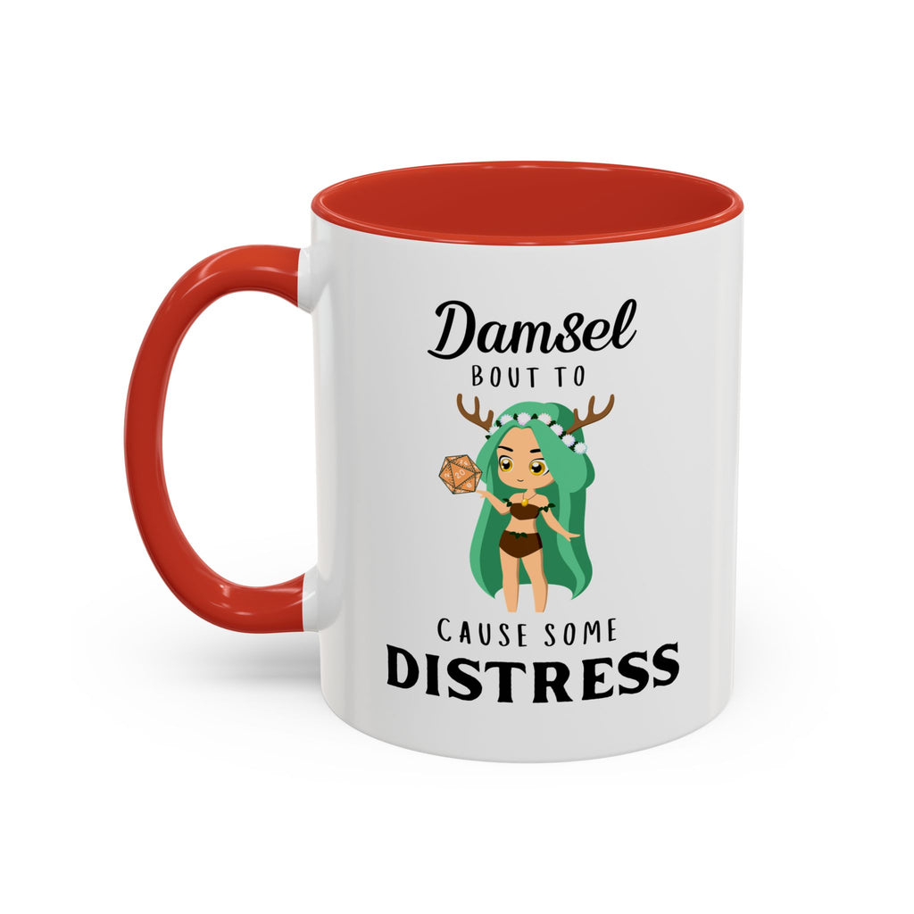 Damsel Bout to Cause Distress 11oz Coffee Mug - Birding Gifts, Bird Lover Gift, Gift for Bird Lover, Gift for Birder, Bird Watching Gift
