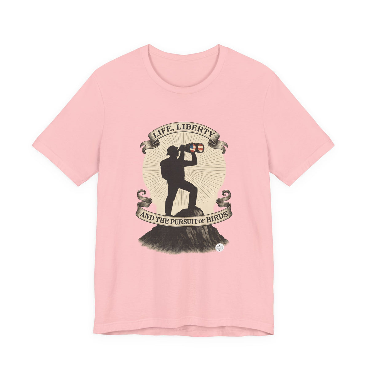 Life, Liberty & the Pursuit of Birds — Emblem Tee, product photo 8