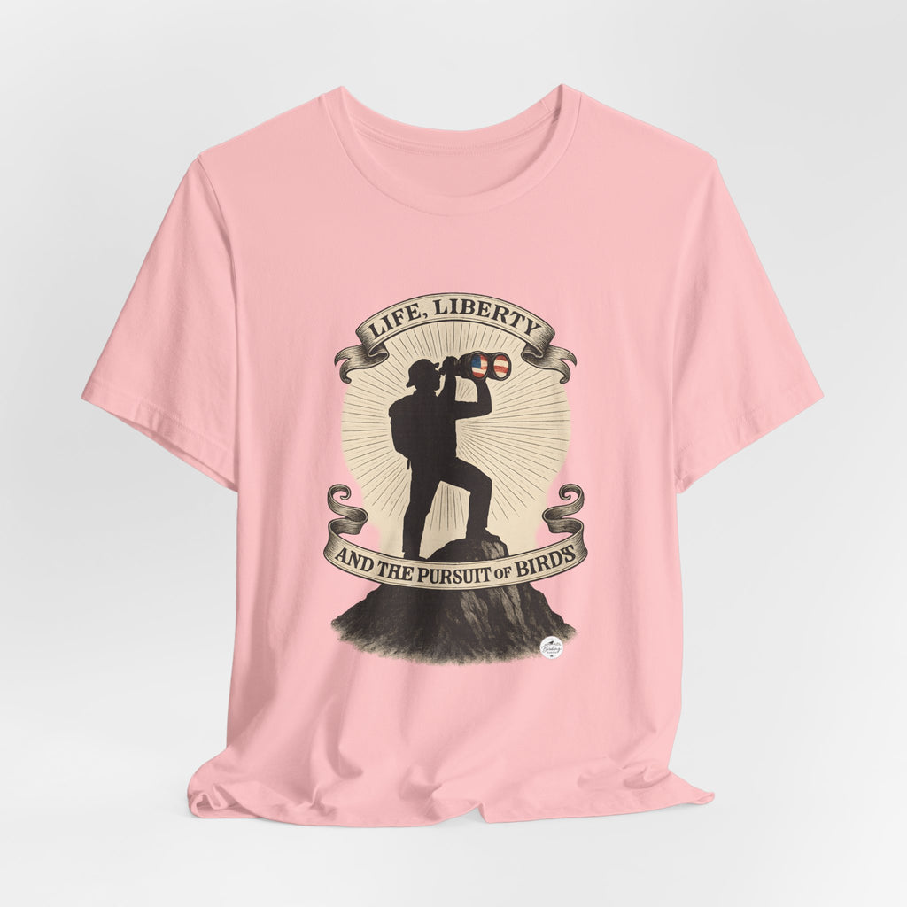 Life, Liberty & the Pursuit of Birds | Emblem Tee