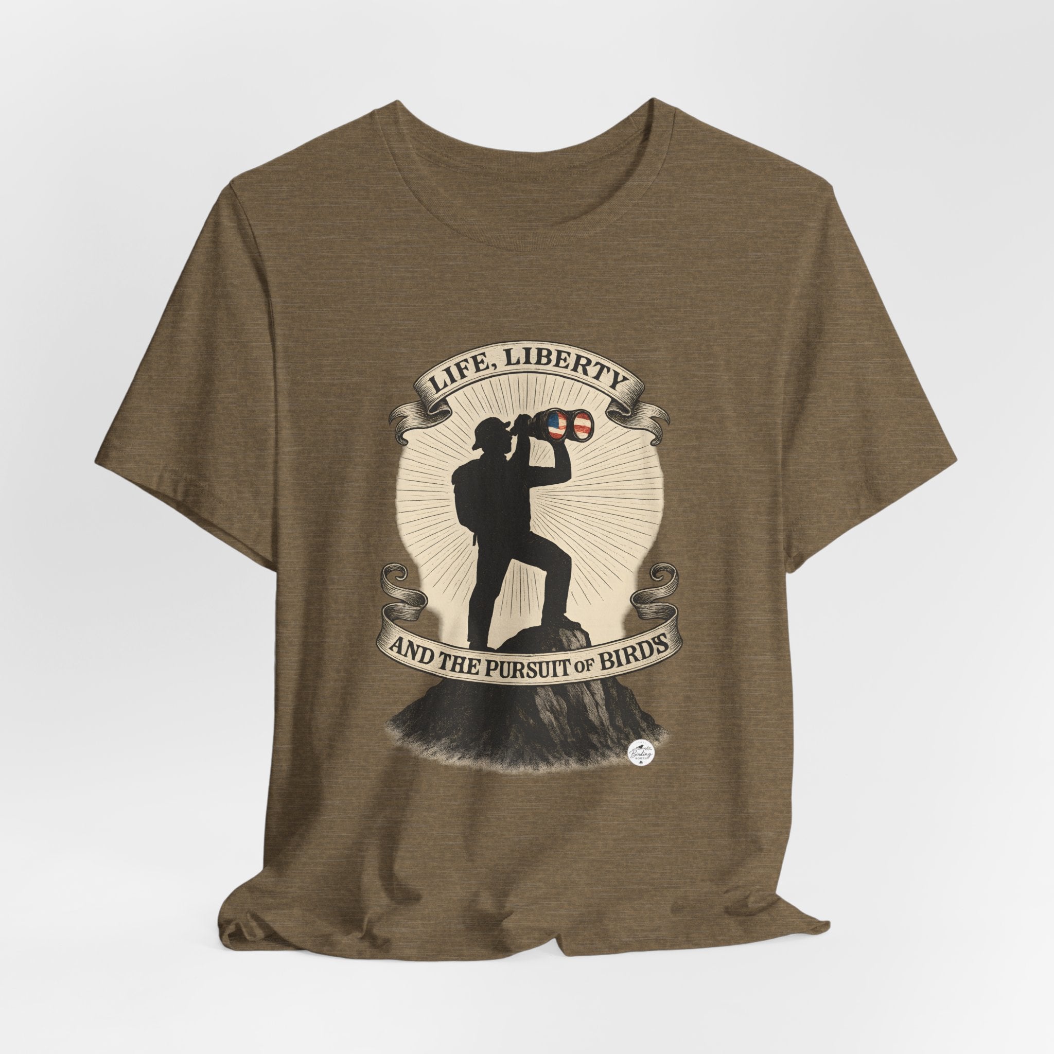 Life, Liberty & the Pursuit of Birds | Emblem Tee