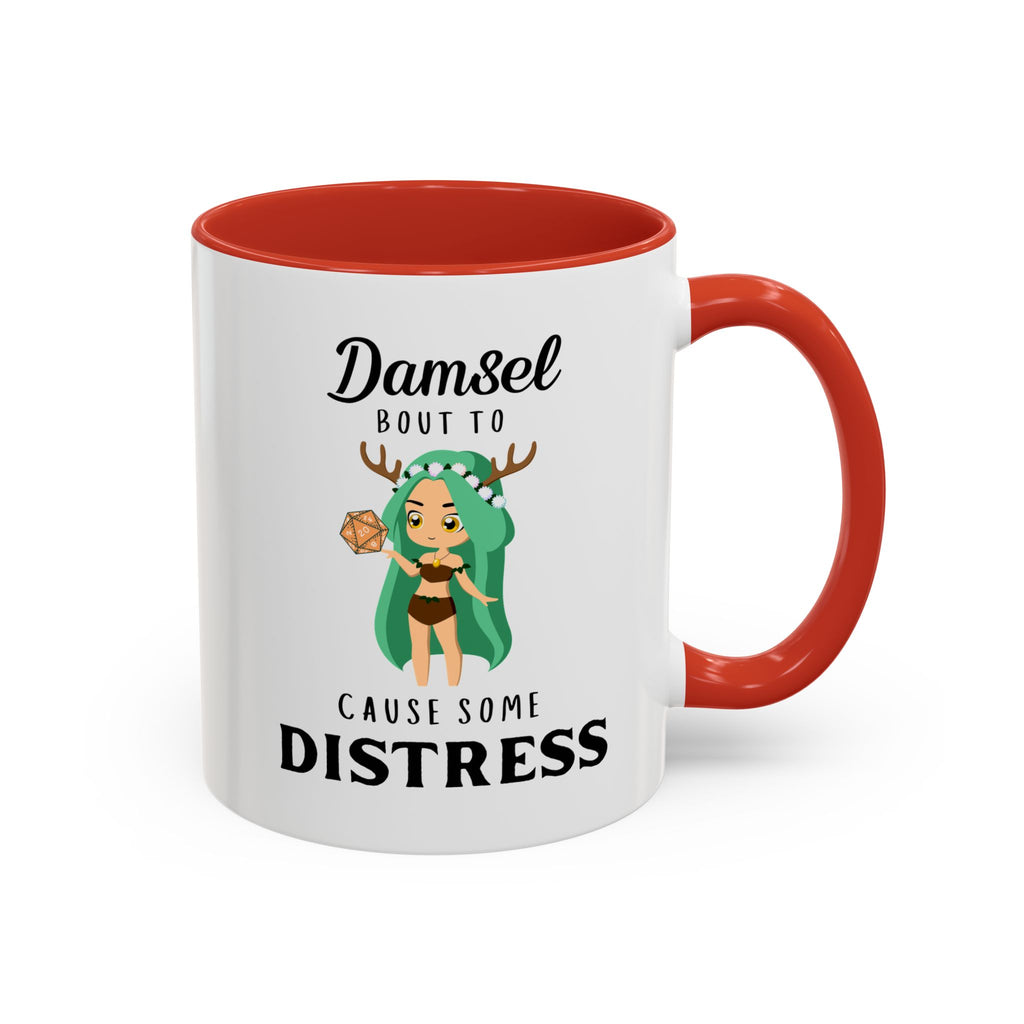 Damsel Bout to Cause Distress 11oz Coffee Mug - Birding Gifts, Bird Lover Gift, Gift for Bird Lover, Gift for Birder, Bird Watching Gift