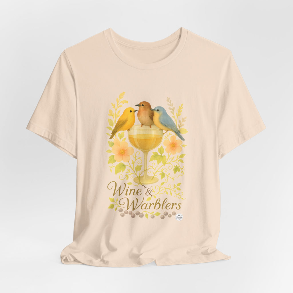 Wine & Warblers | Watercolor Bird Tee