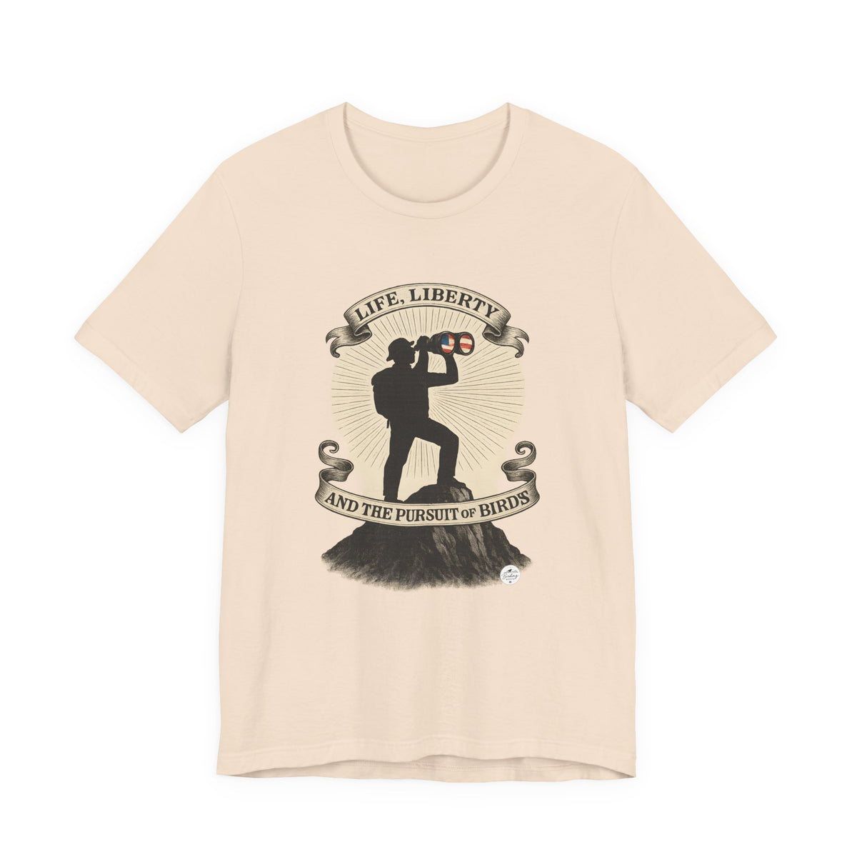 Life, Liberty & the Pursuit of Birds — Emblem Tee, product photo 10