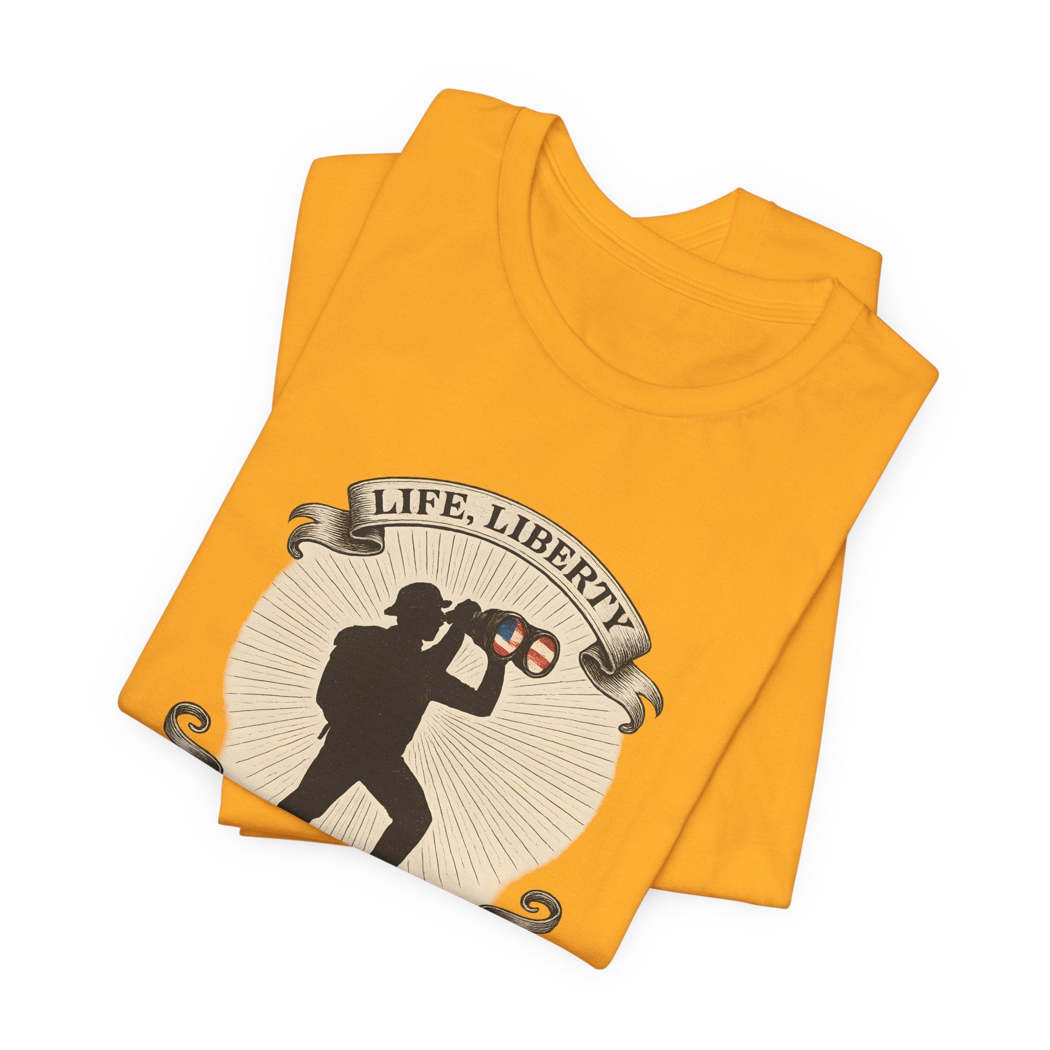 Life, Liberty & the Pursuit of Birds | Emblem Tee