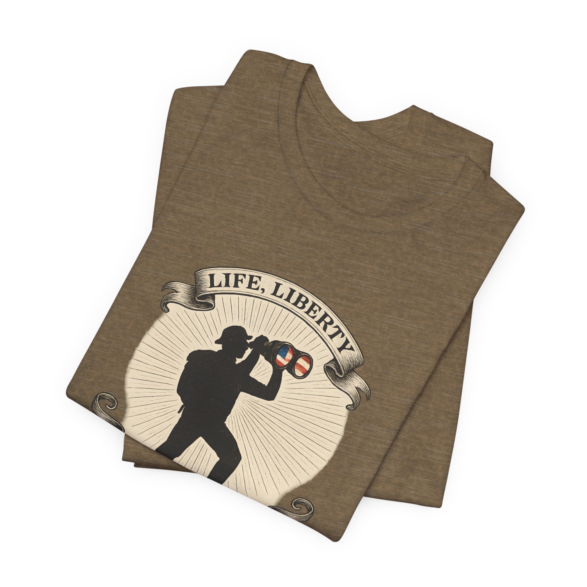 Life, Liberty & the Pursuit of Birds | Emblem Tee