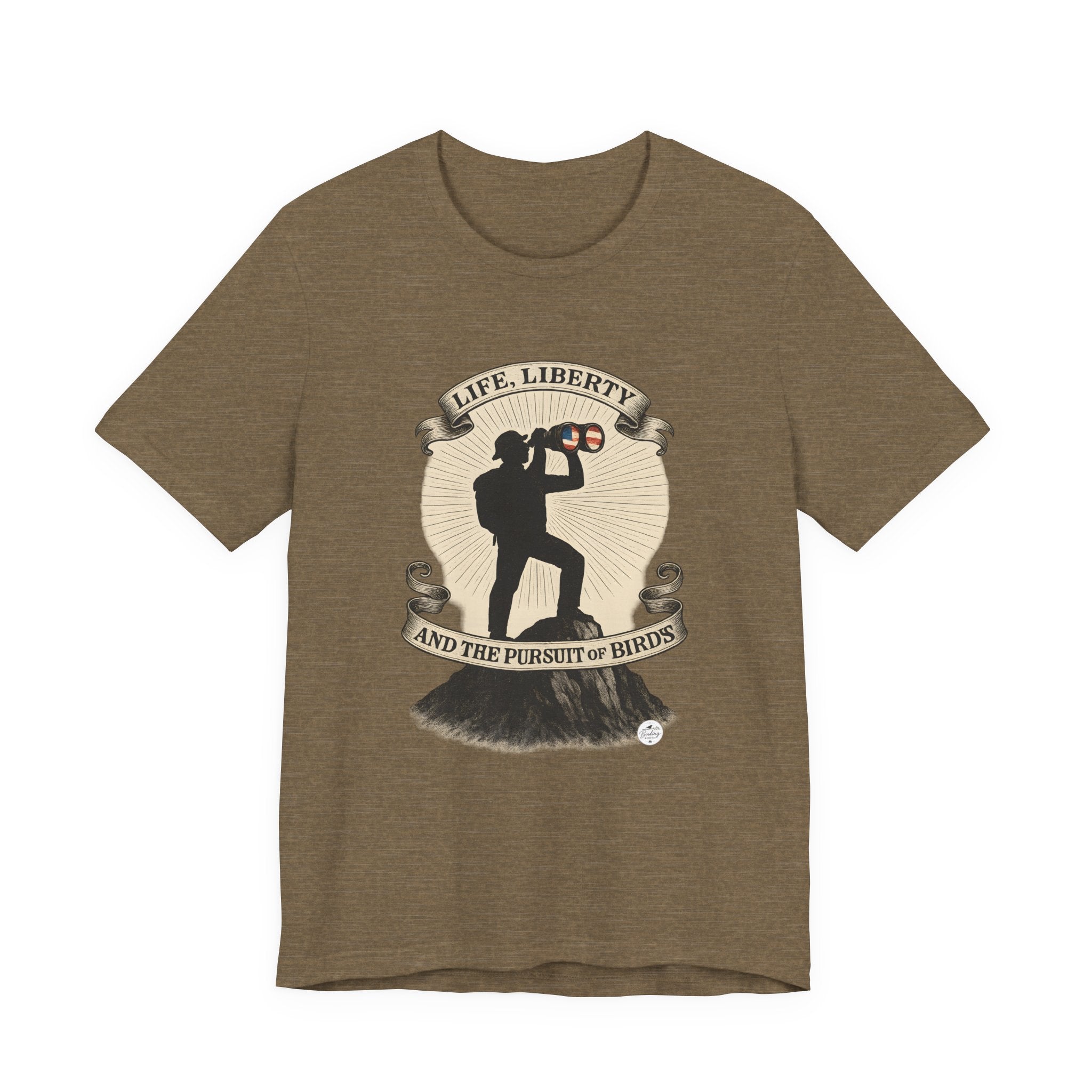 Life, Liberty & the Pursuit of Birds | Emblem Tee