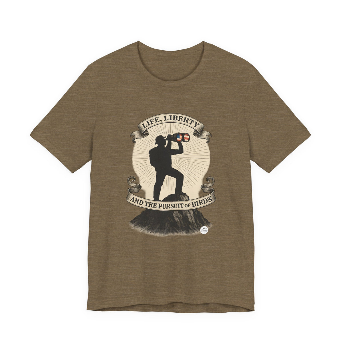 Life, Liberty & the Pursuit of Birds | Emblem Tee