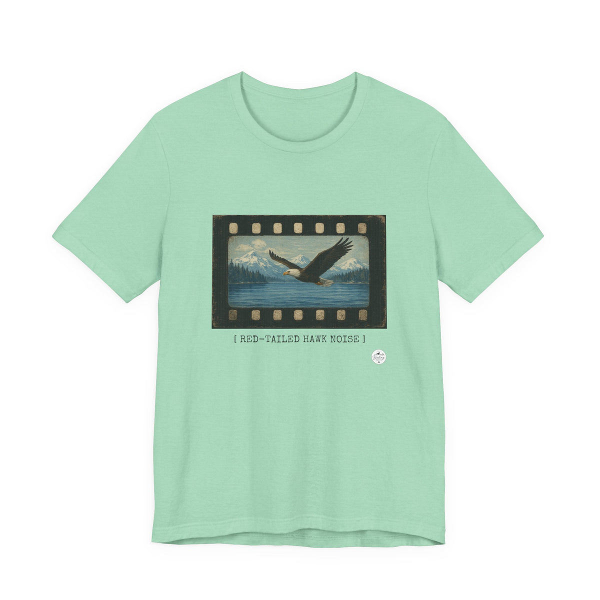Red-Tailed Hawk Noise — Eagle Movie Scene Tee, product photo 5