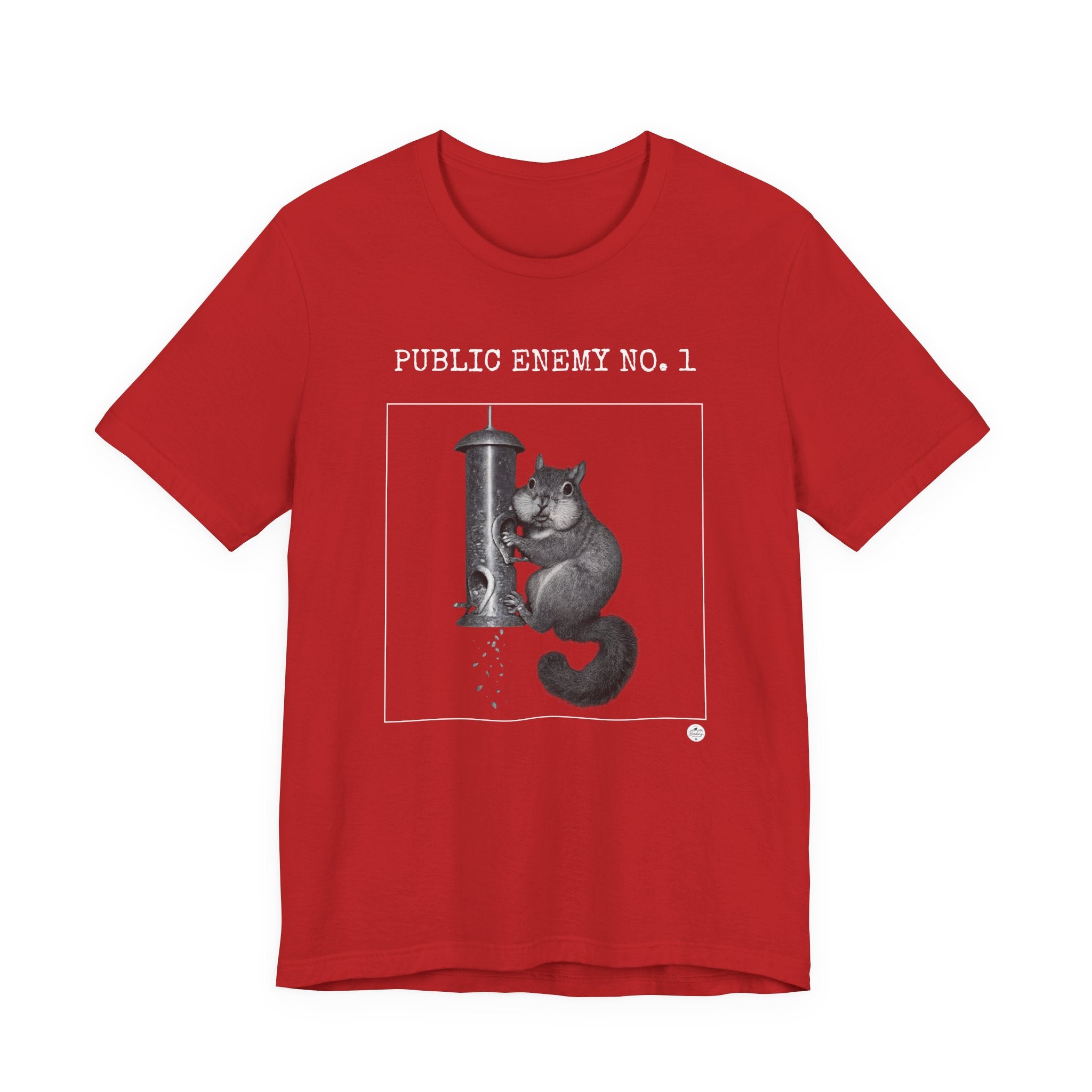 Feeder Enemy No. 1 — Squirrel Wanted Poster Tee, product photo 6