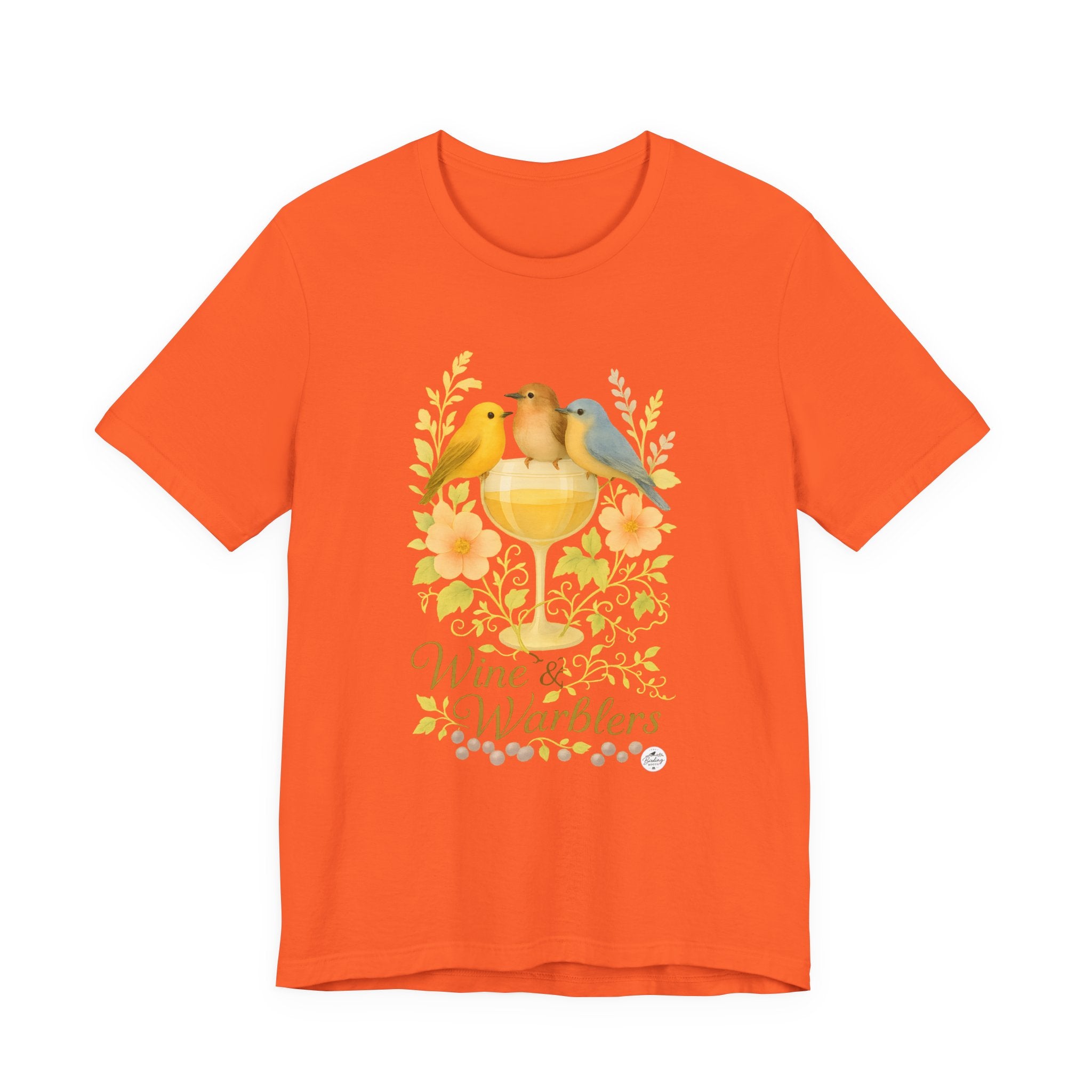 Wine & Warblers | Watercolor Bird Tee