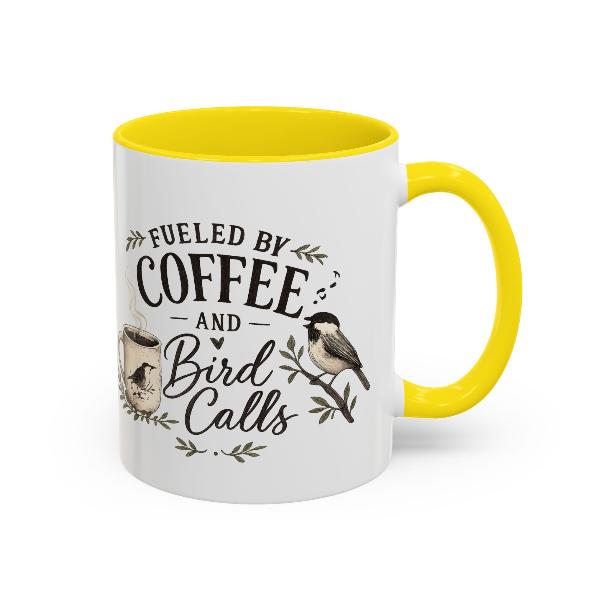Fueled by Coffee & Bird Calls Accent Mug