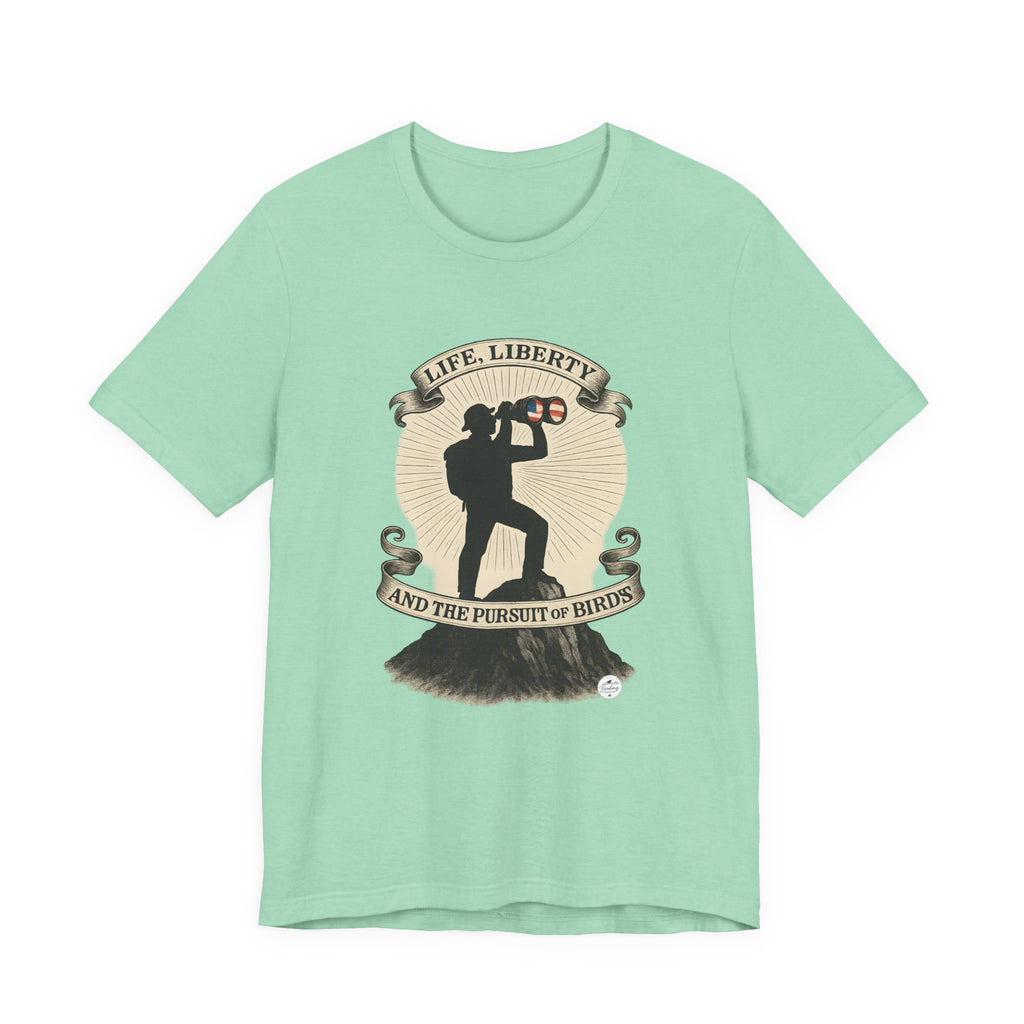 Life, Liberty & the Pursuit of Birds | Emblem Tee