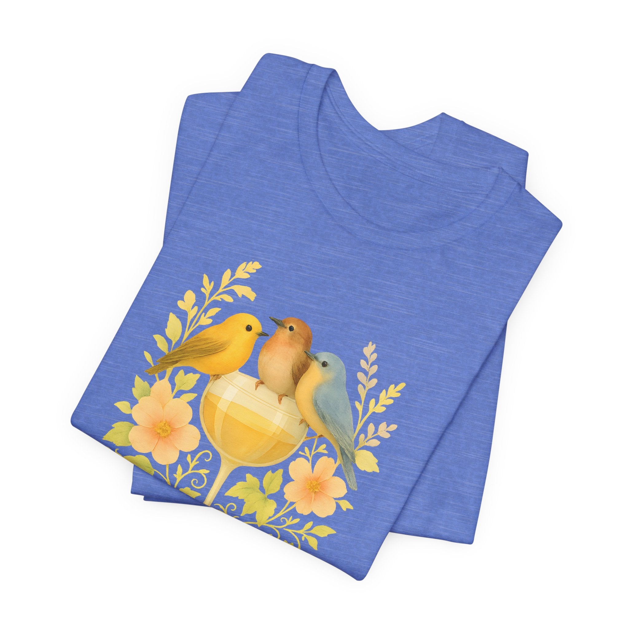 Wine & Warblers | Watercolor Bird Tee