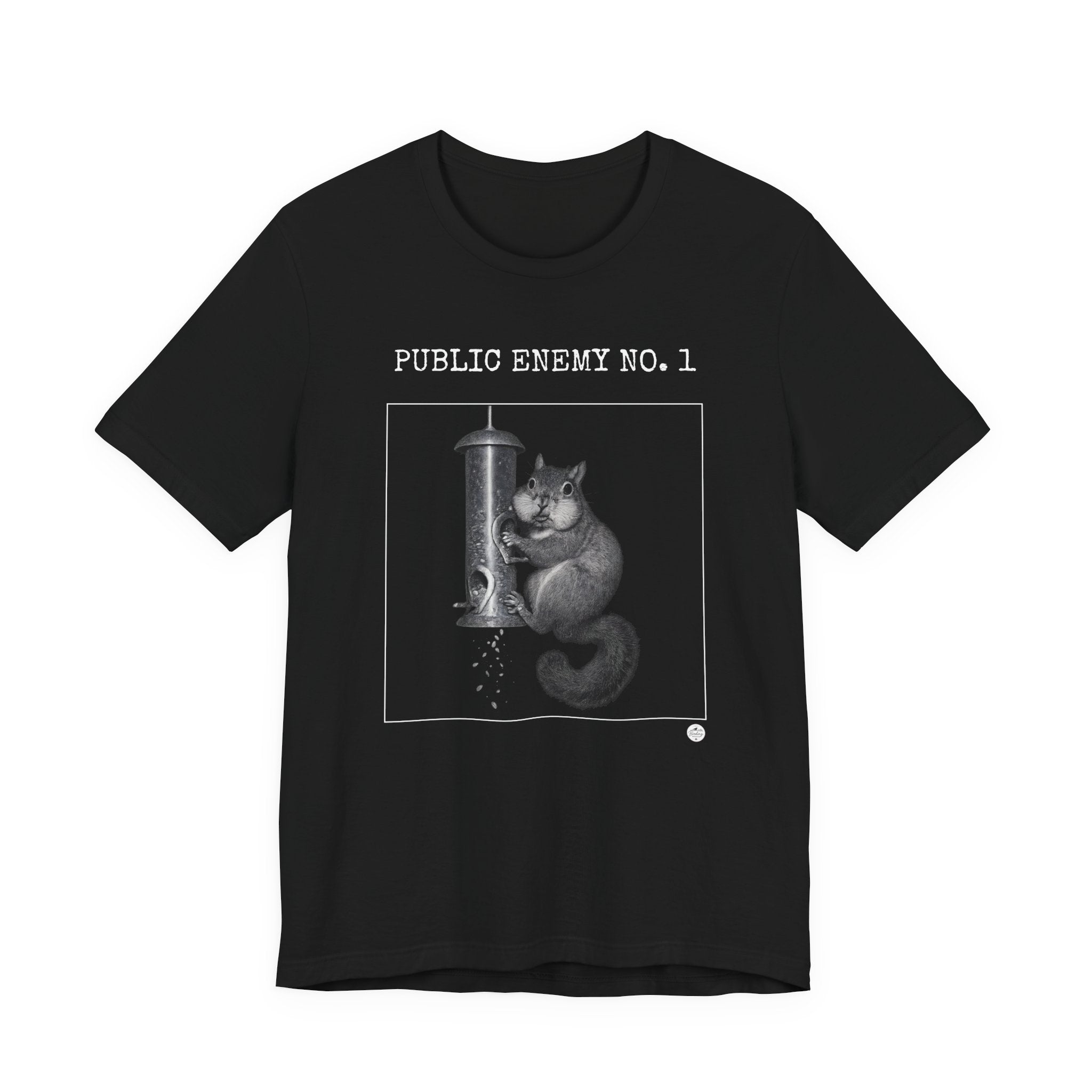 Feeder Enemy No. 1 | Squirrel Wanted Poster Tee