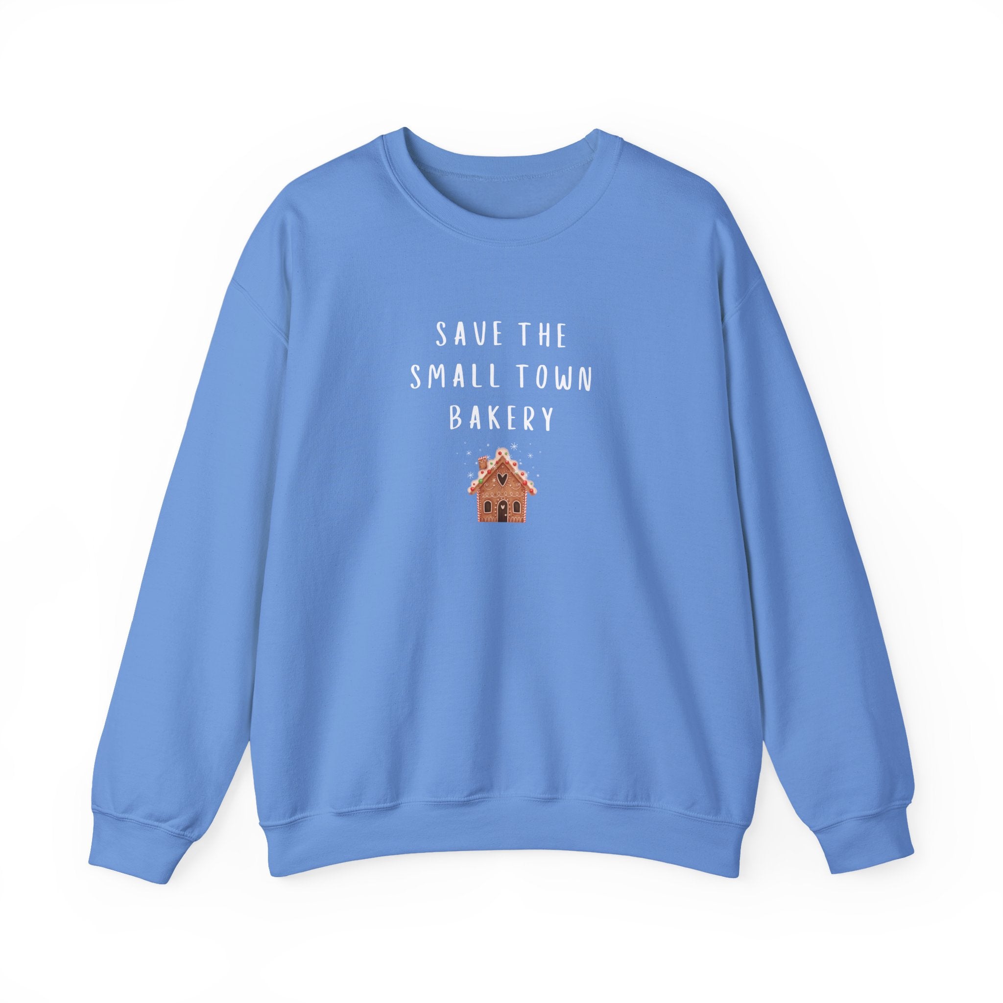 Save the Small Town Bakery Sweatshirt, Christmas Movie Watching Shirt, Holiday Party Crewneck, Adult Holiday Movies Sweatshirt, Cozy