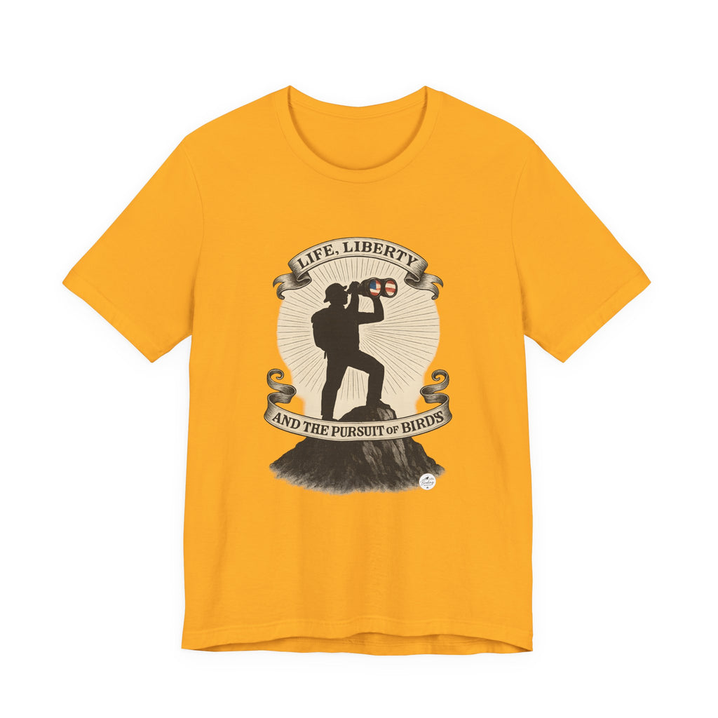 Life, Liberty & the Pursuit of Birds | Emblem Tee