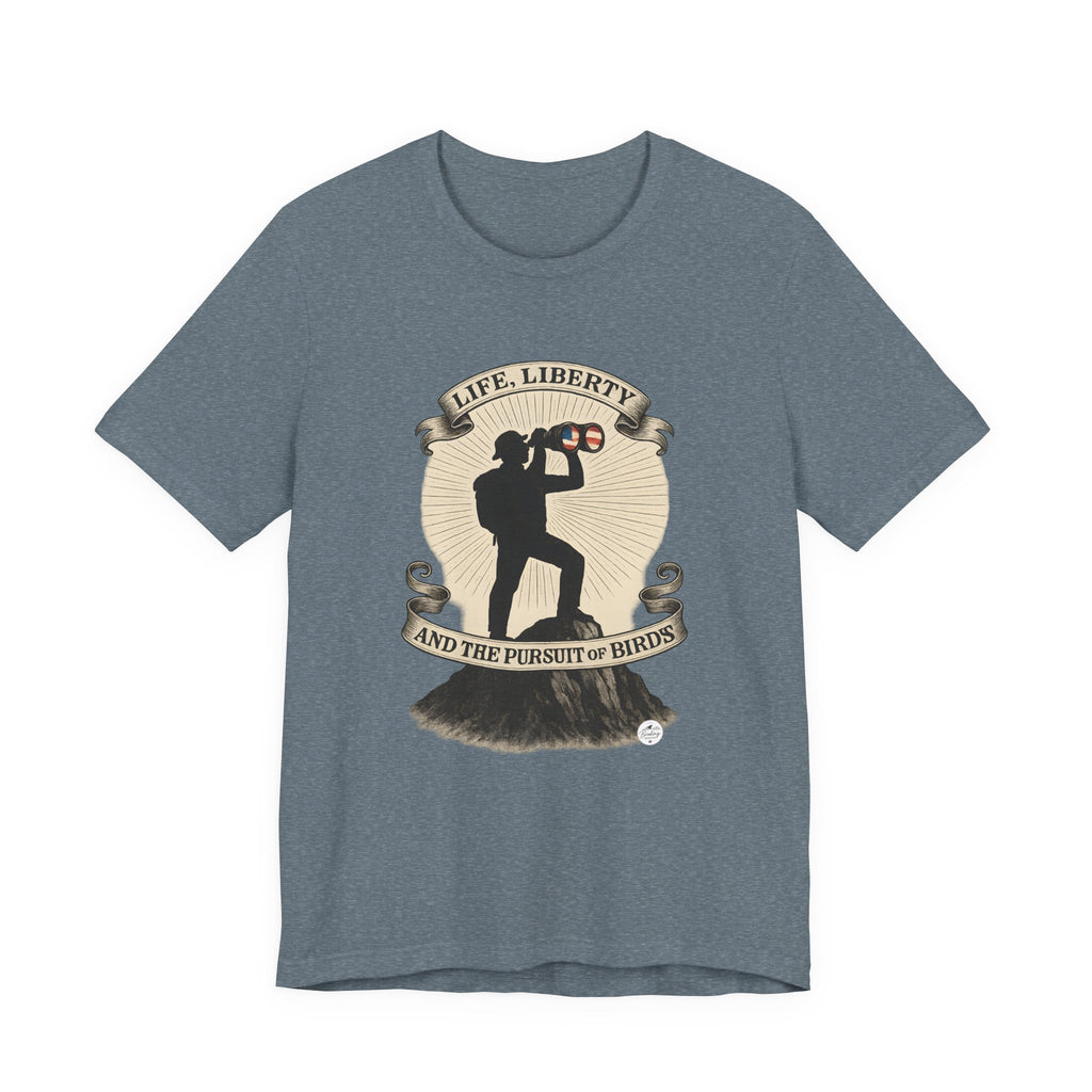 Life, Liberty & the Pursuit of Birds | Emblem Tee