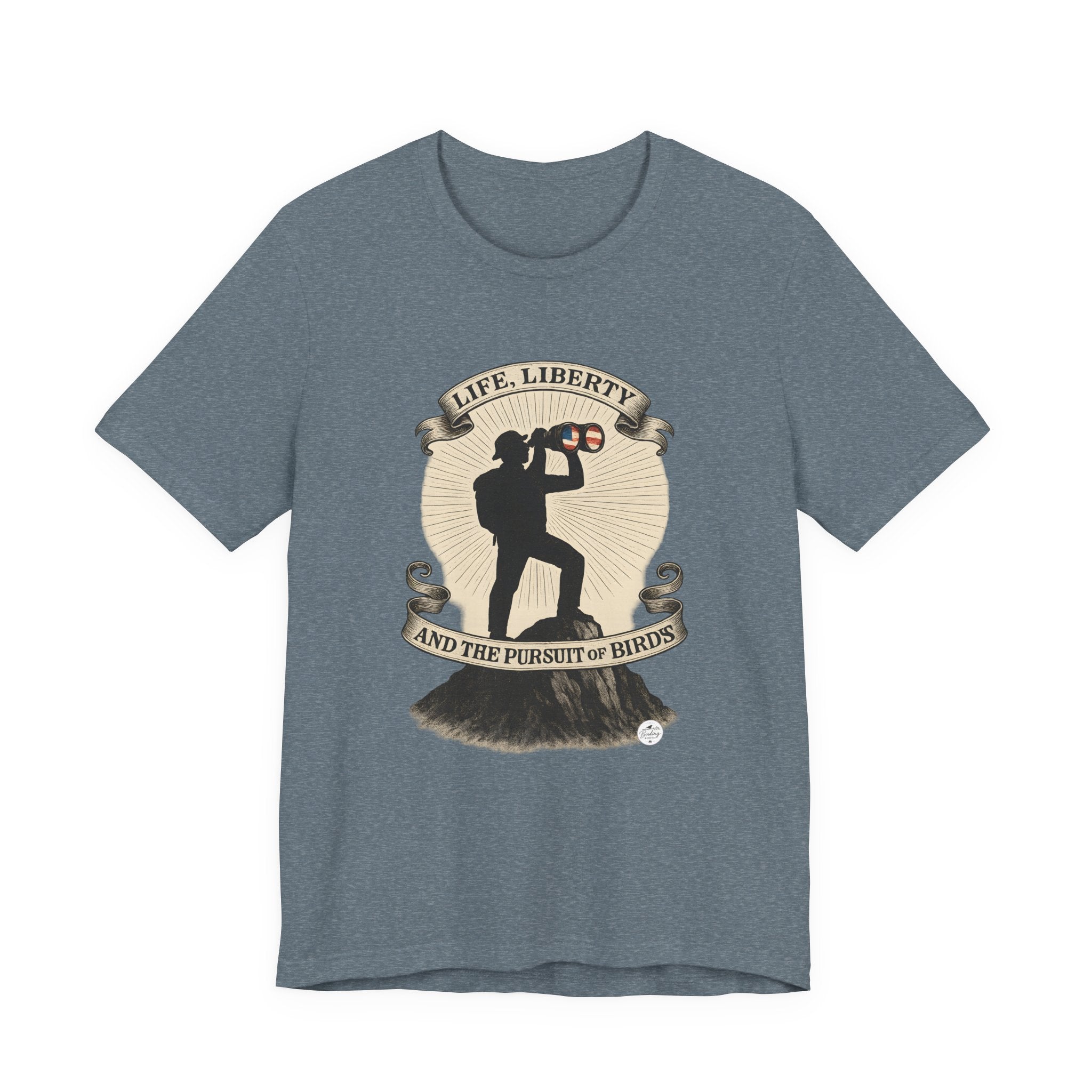 Life, Liberty & the Pursuit of Birds | Emblem Tee