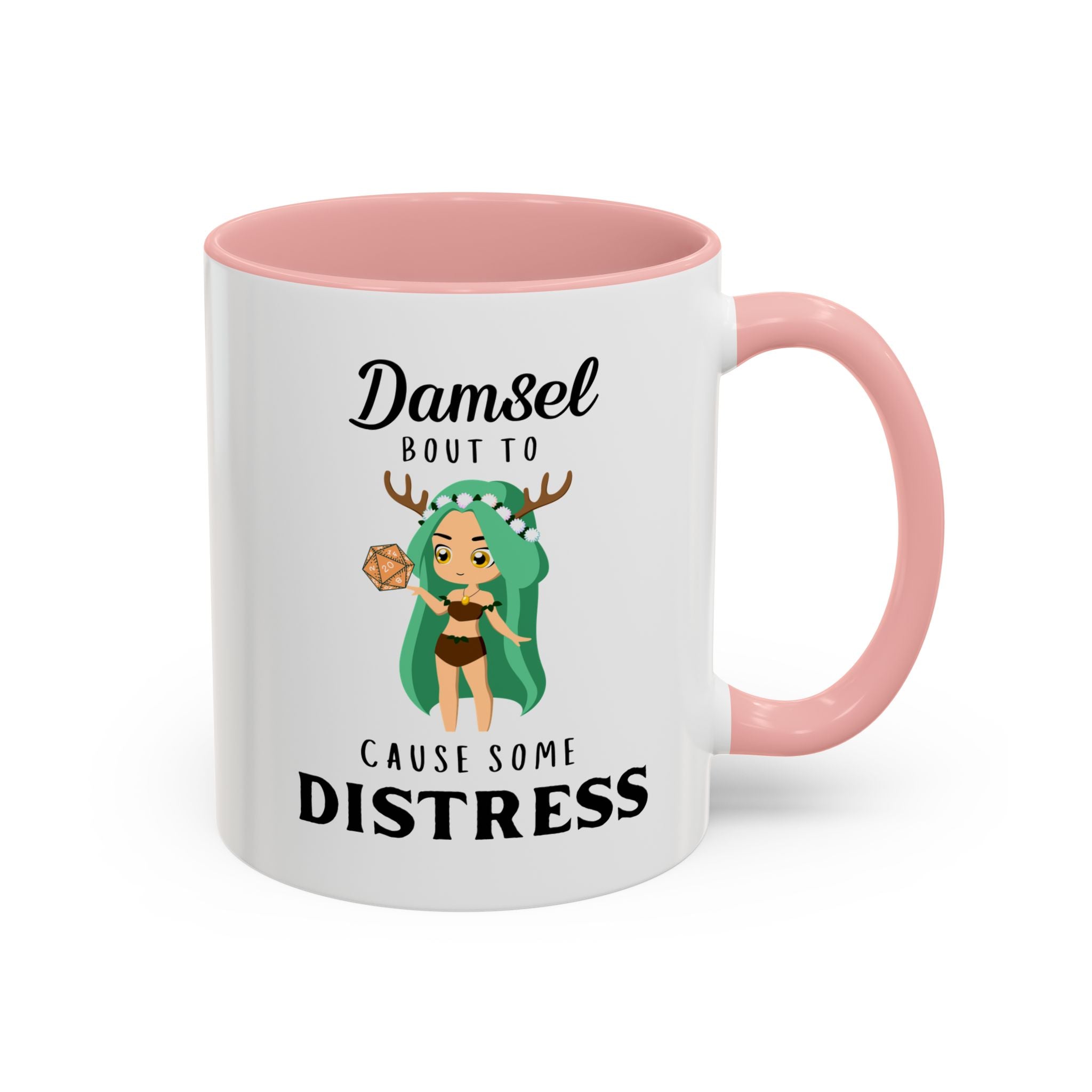 Damsel Bout to Cause Distress 11oz Coffee Mug - Birding Gifts, Bird Lover Gift, Gift for Bird Lover, Gift for Birder, Bird Watching Gift
