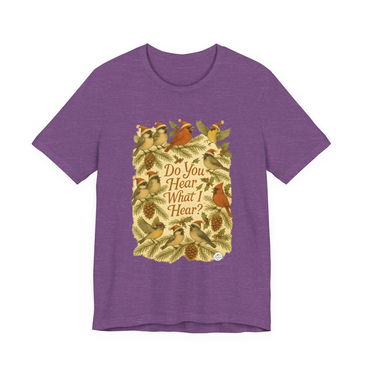 Do You Hear What I Hear? — Christmas Bird Tee, product photo 5