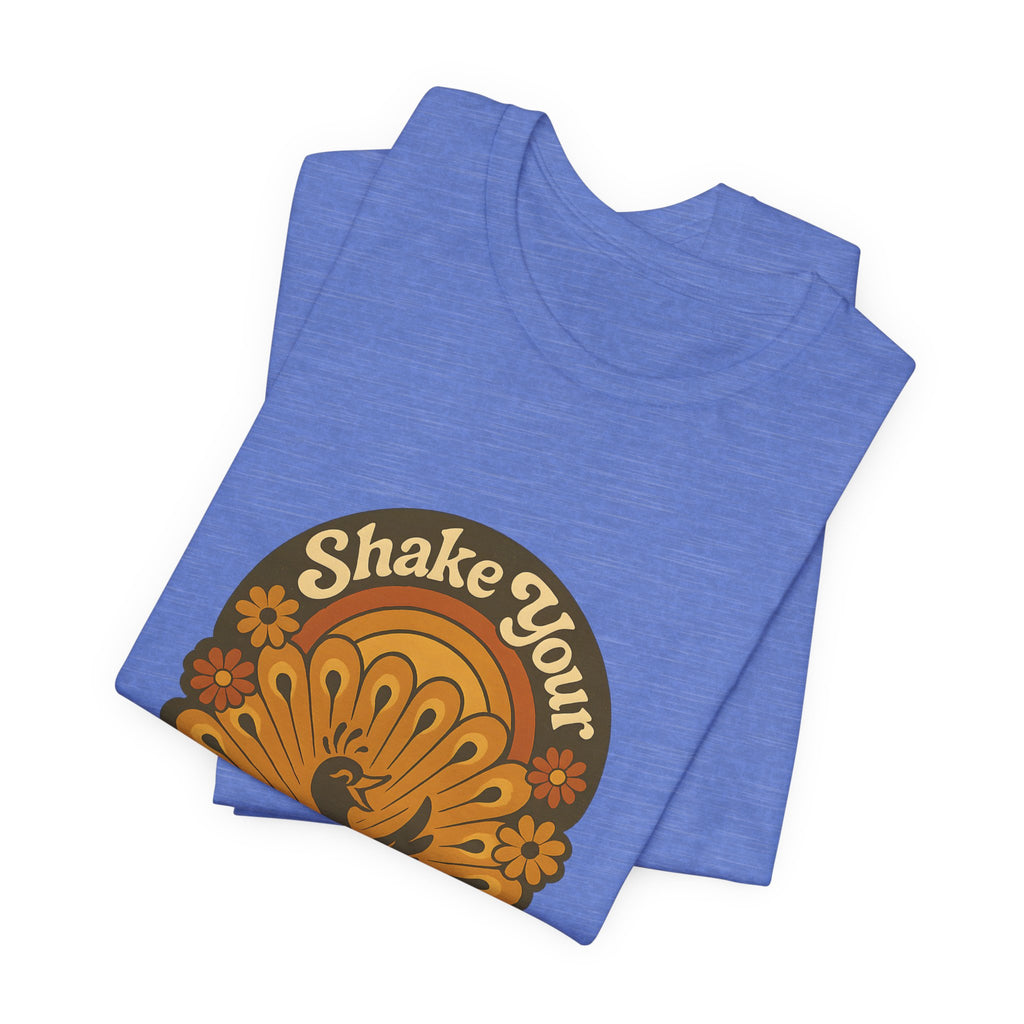 Shake Your Tail Feathers | Retro Dance Bird Tee