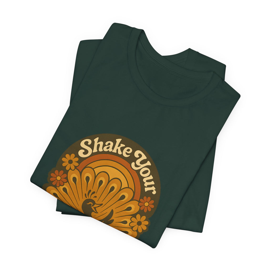 Shake Your Tail Feathers | Retro Dance Bird Tee
