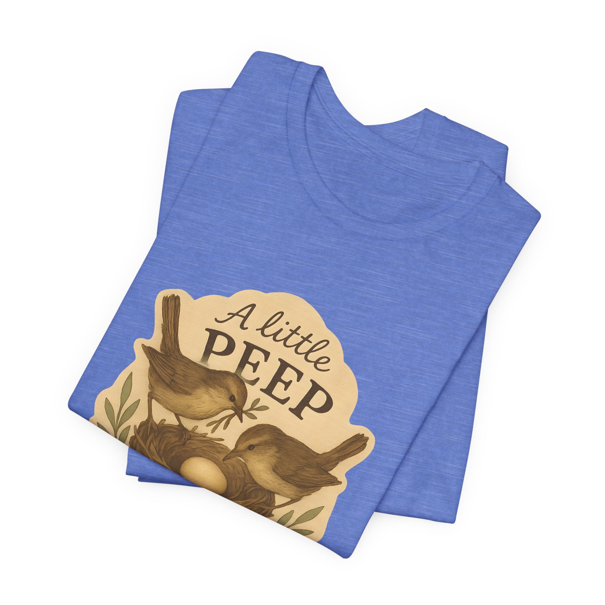 A Little Peep Is On the Way | Bird Baby Announcement Tee