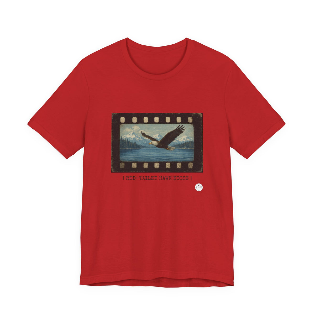 Red-Tailed Hawk Noise — Eagle Movie Scene Tee, product photo 9