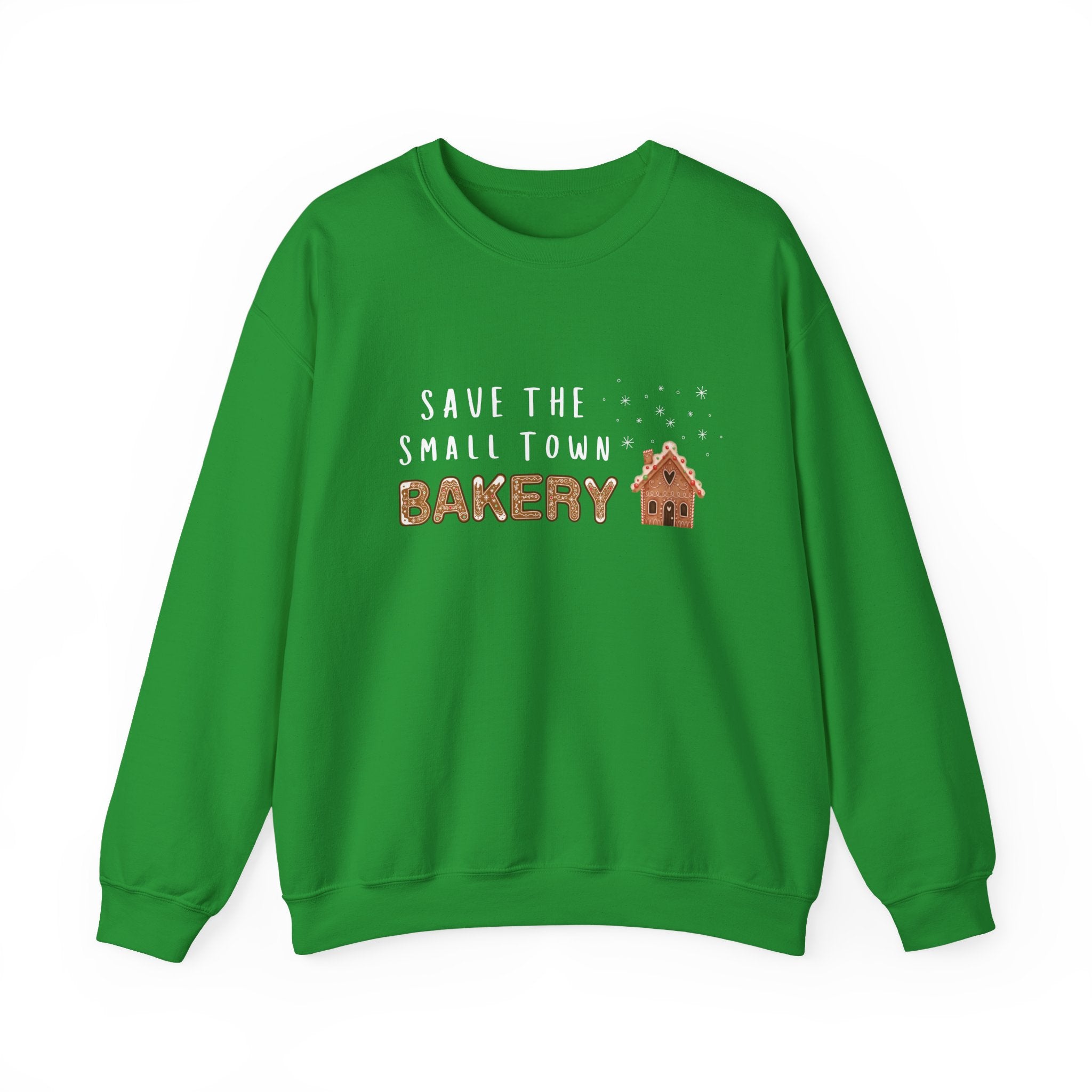 Save the Small Town Bakery Sweatshirt, Christmas Movie Watching Shirt, Holiday Party Crewneck, Adult Holiday Movies Sweatshirt, Cozy