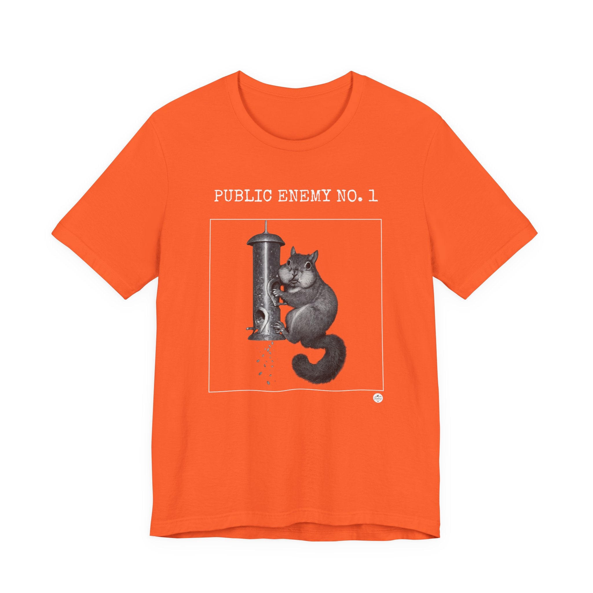 Feeder Enemy No. 1 — Squirrel Wanted Poster Tee, product photo 5
