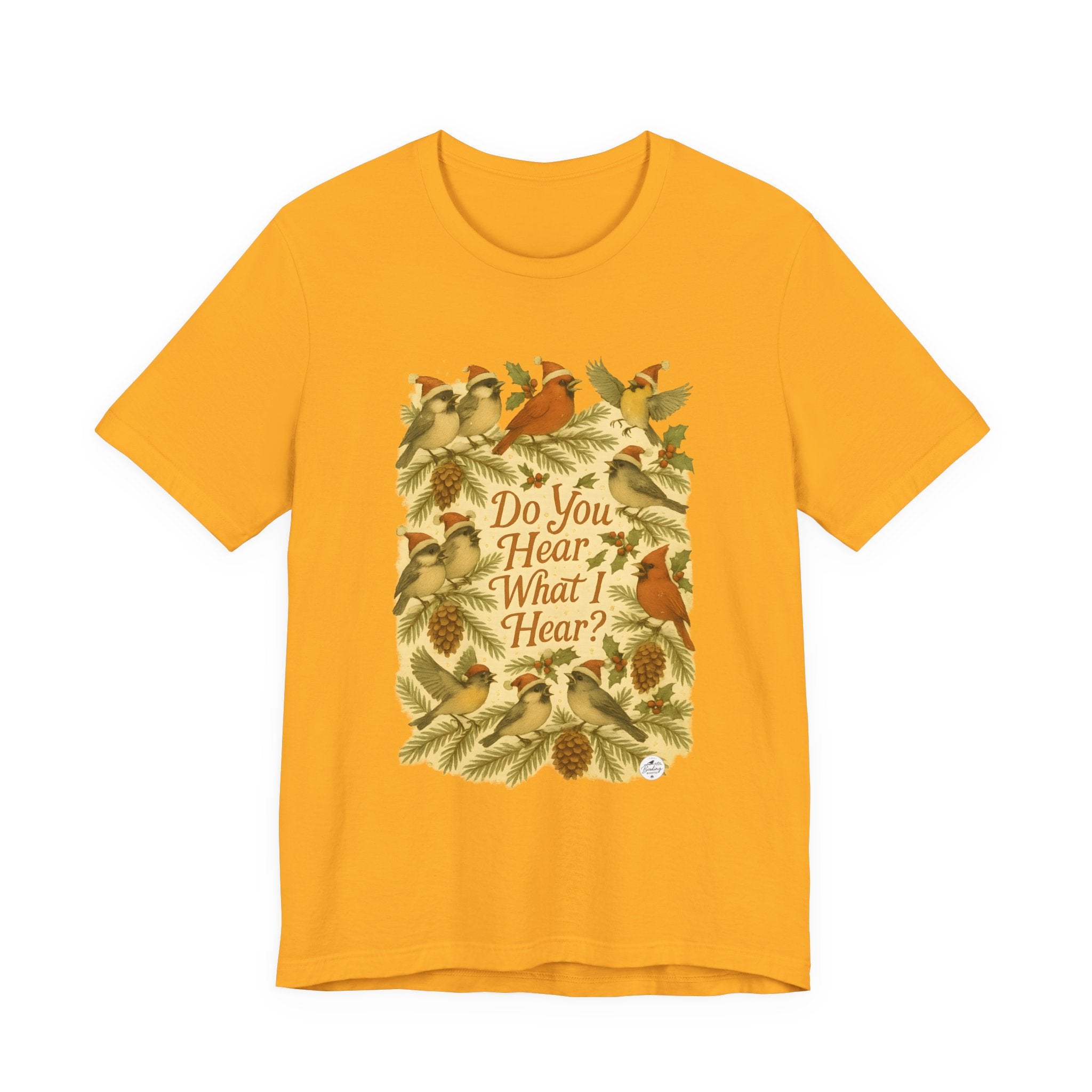 Do You Hear What I Hear? — Christmas Bird Tee, product photo 3