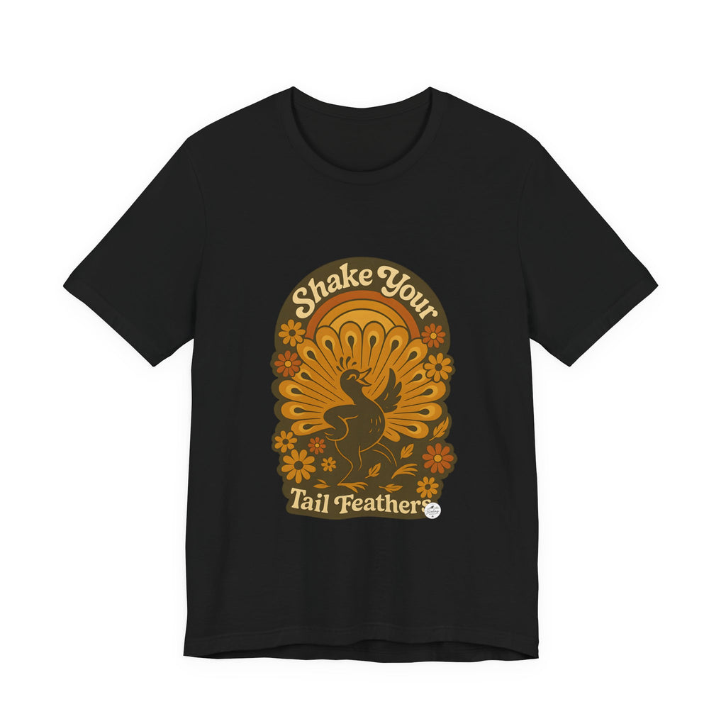 Shake Your Tail Feathers | Retro Dance Bird Tee